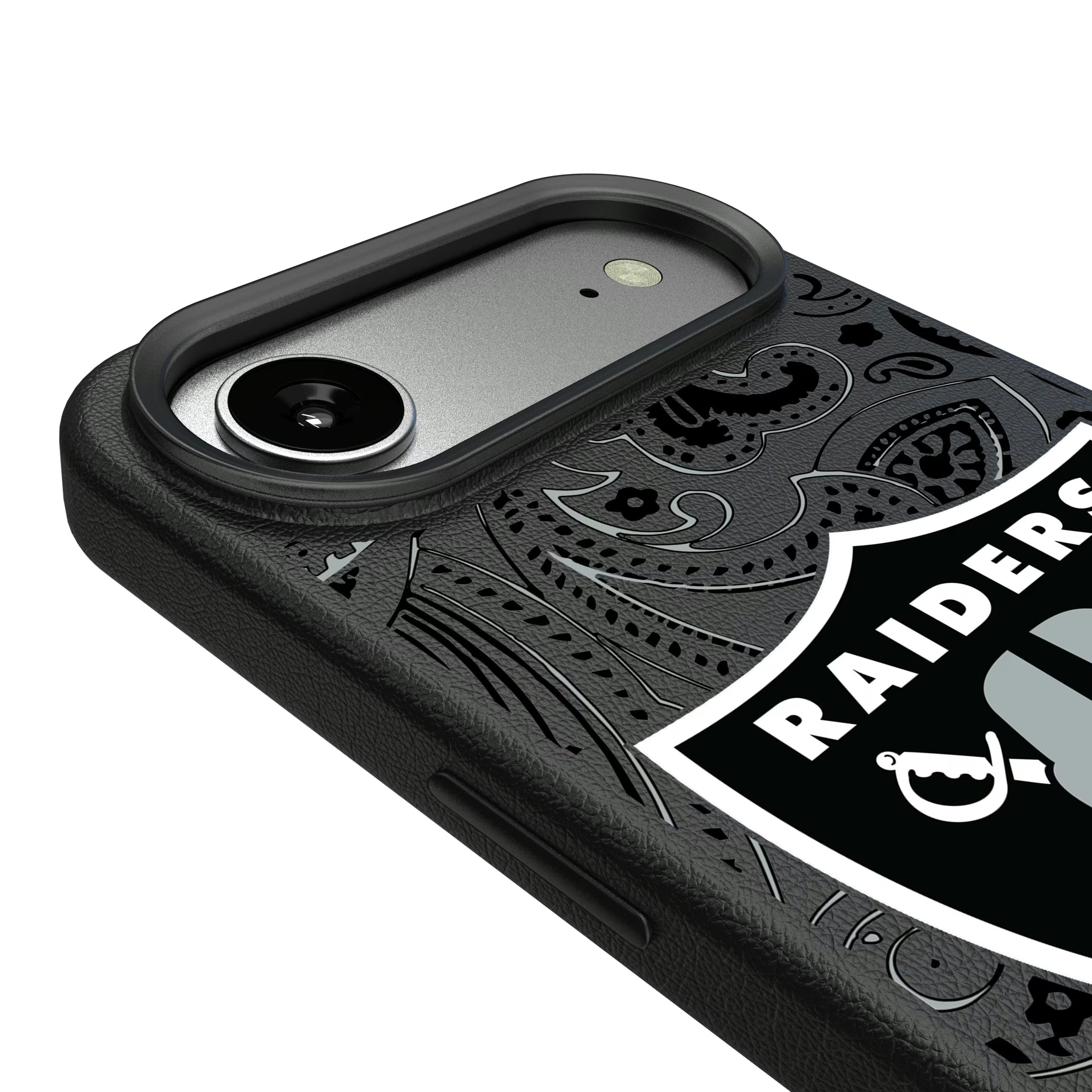 Las Vegas Raiders Paisley iPhone MagSafe Compatible Phone Case for Apple iPhone - Detail#Device_iPhone Air