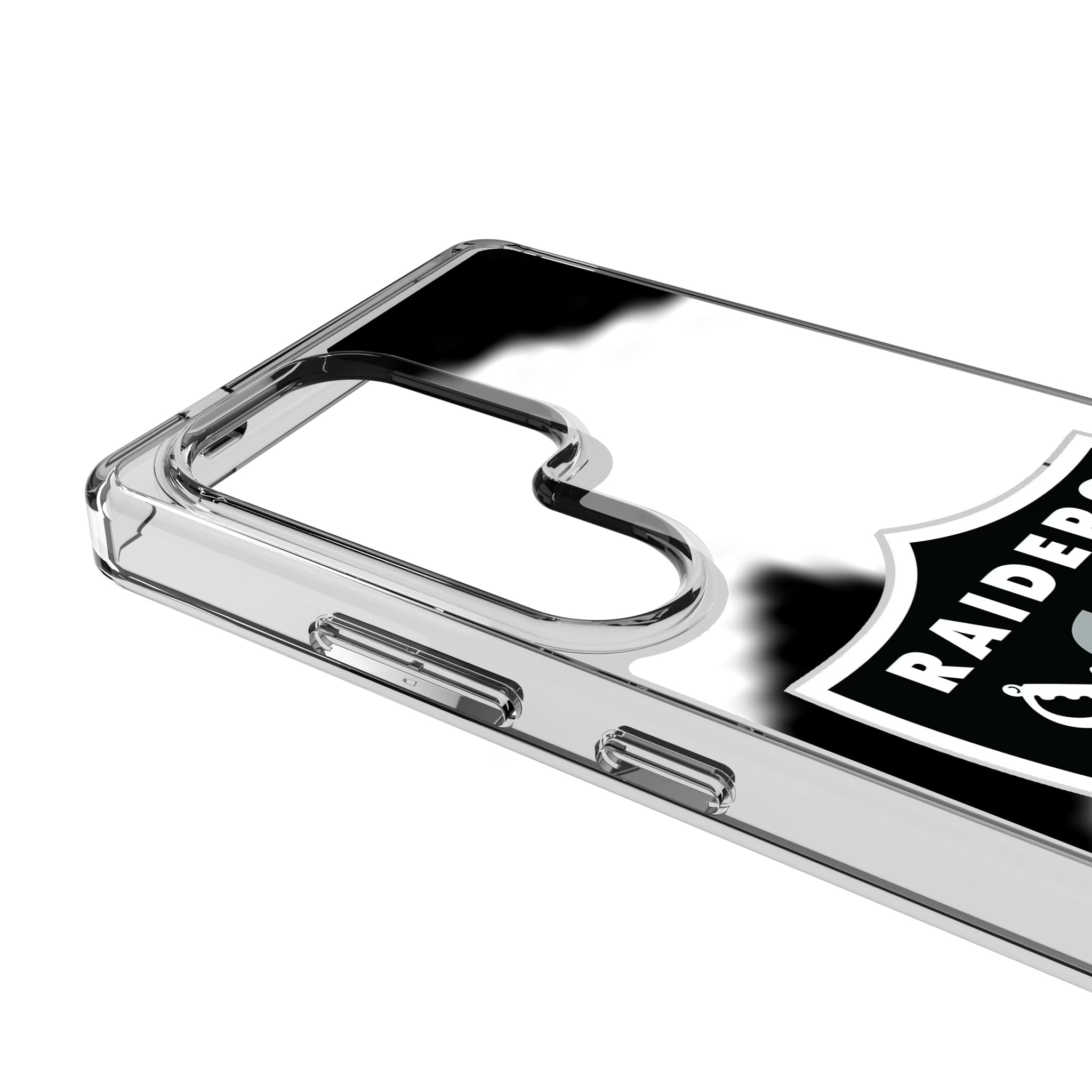 Las Vegas Raiders Personalized EndZone Plus Galaxy Clear Phone Case for Samsung Galaxy - Detail