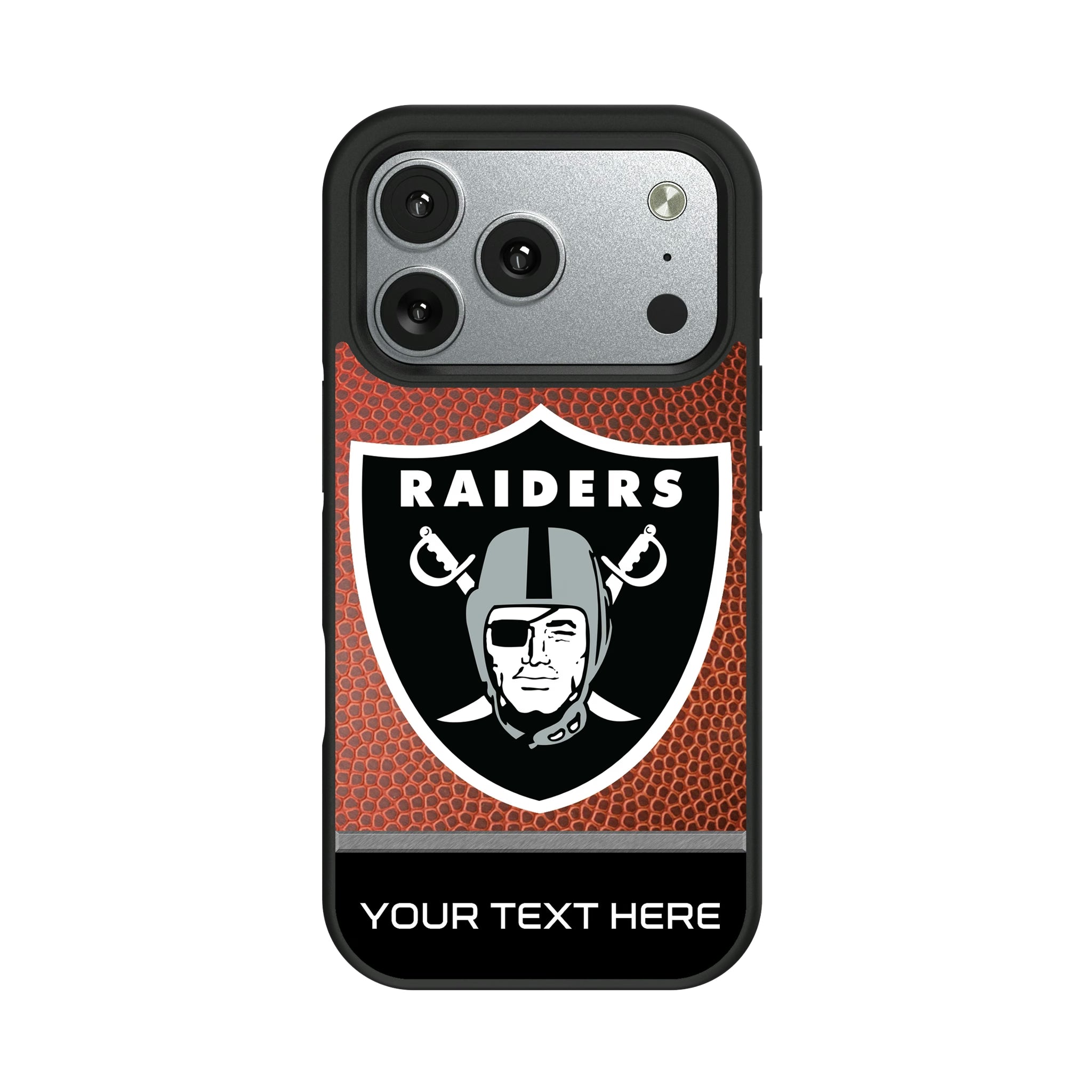Las Vegas Raiders Personalized Football iPhone Bump Phone Case for Apple iPhone#Device_iPhone 17 Pro
