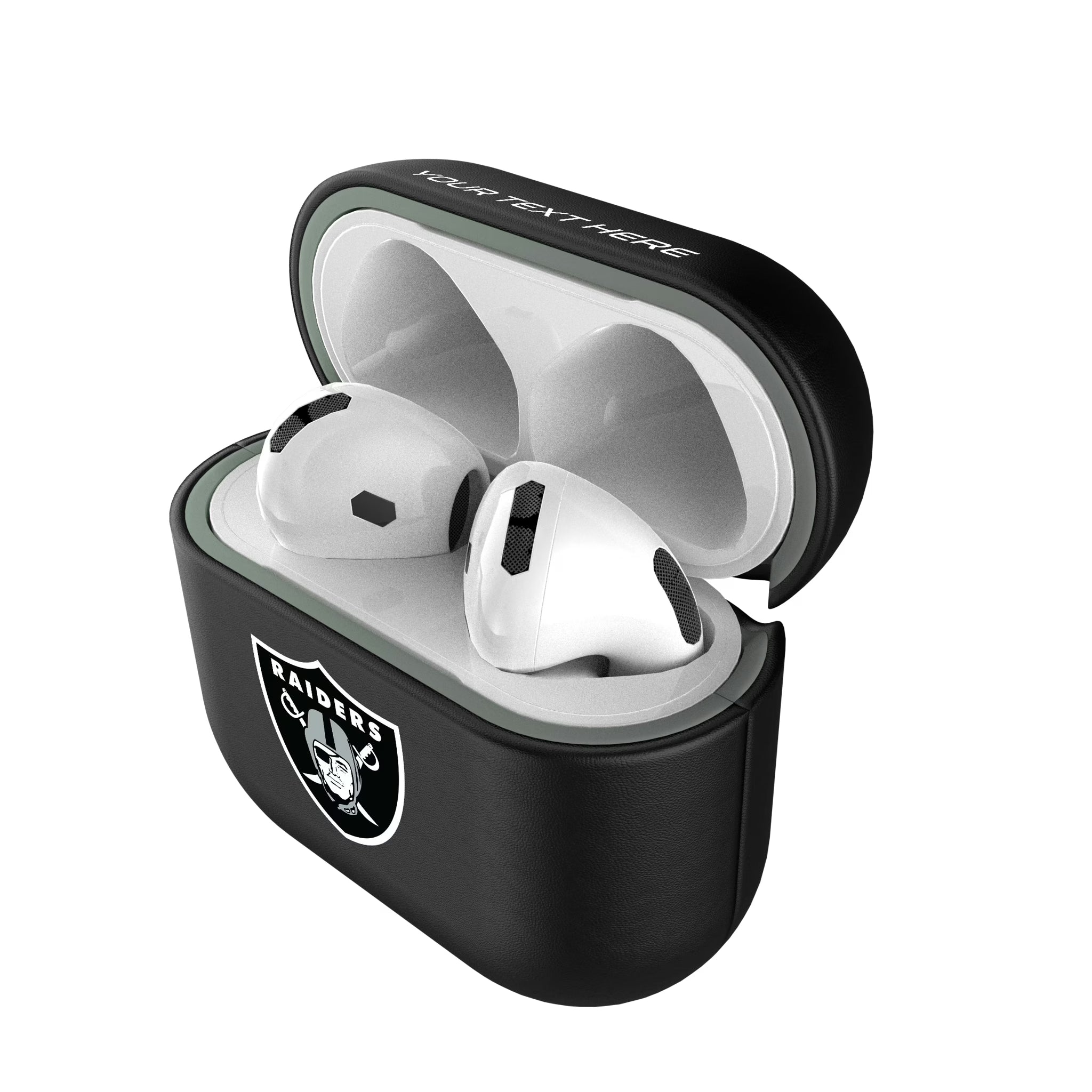 Las Vegas Raiders Personalized Insignia AirPods AirPod Case Cover#Device_AirPods 4