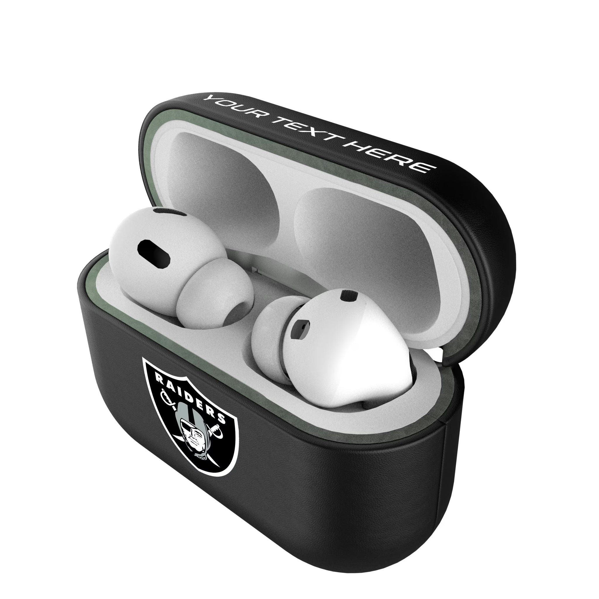 Las Vegas Raiders Personalized Insignia AirPods AirPod Case Cover#Device_AirPods Pro 1st Gen