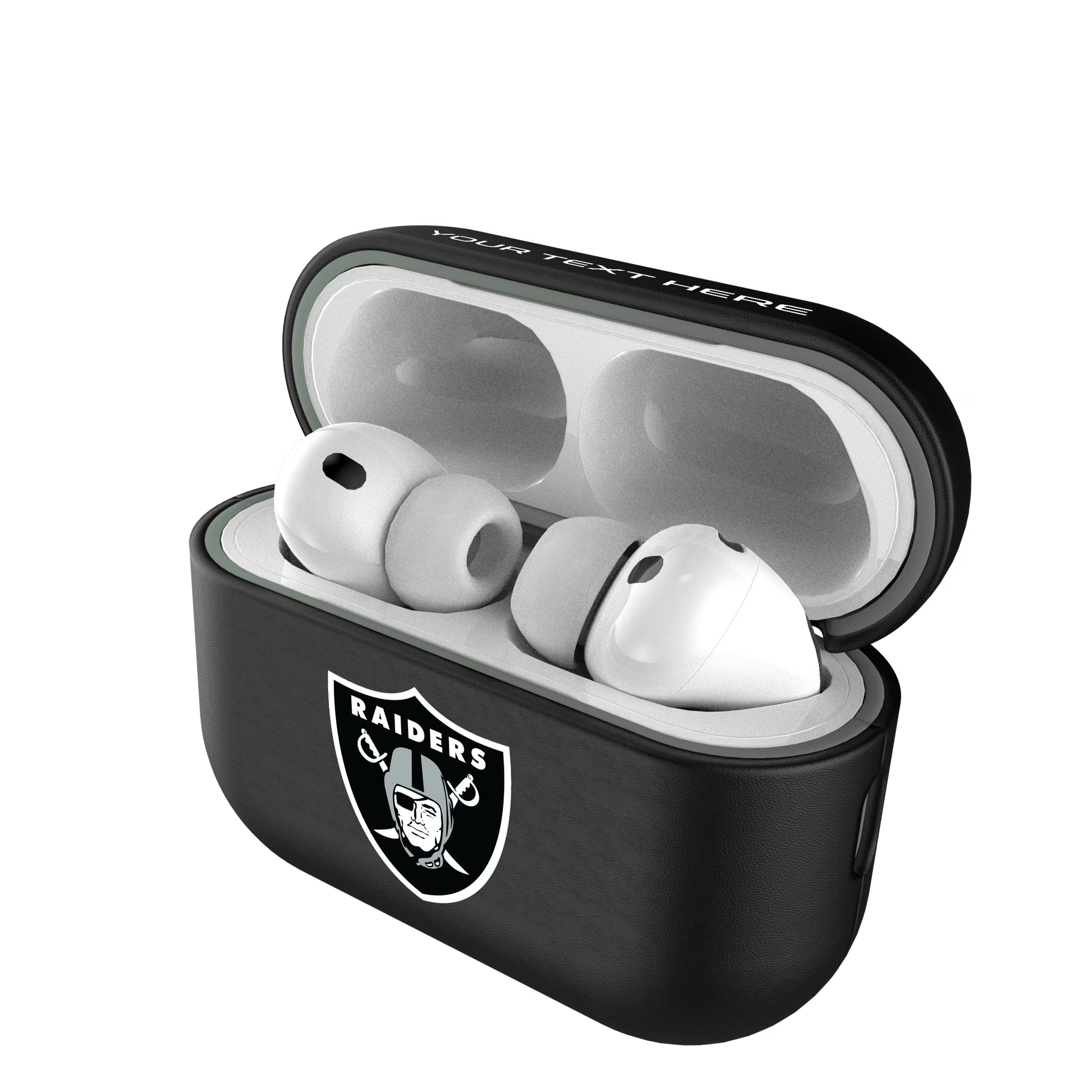 Las Vegas Raiders Personalized Insignia AirPods AirPod Case Cover#Device_AirPods Pro 3