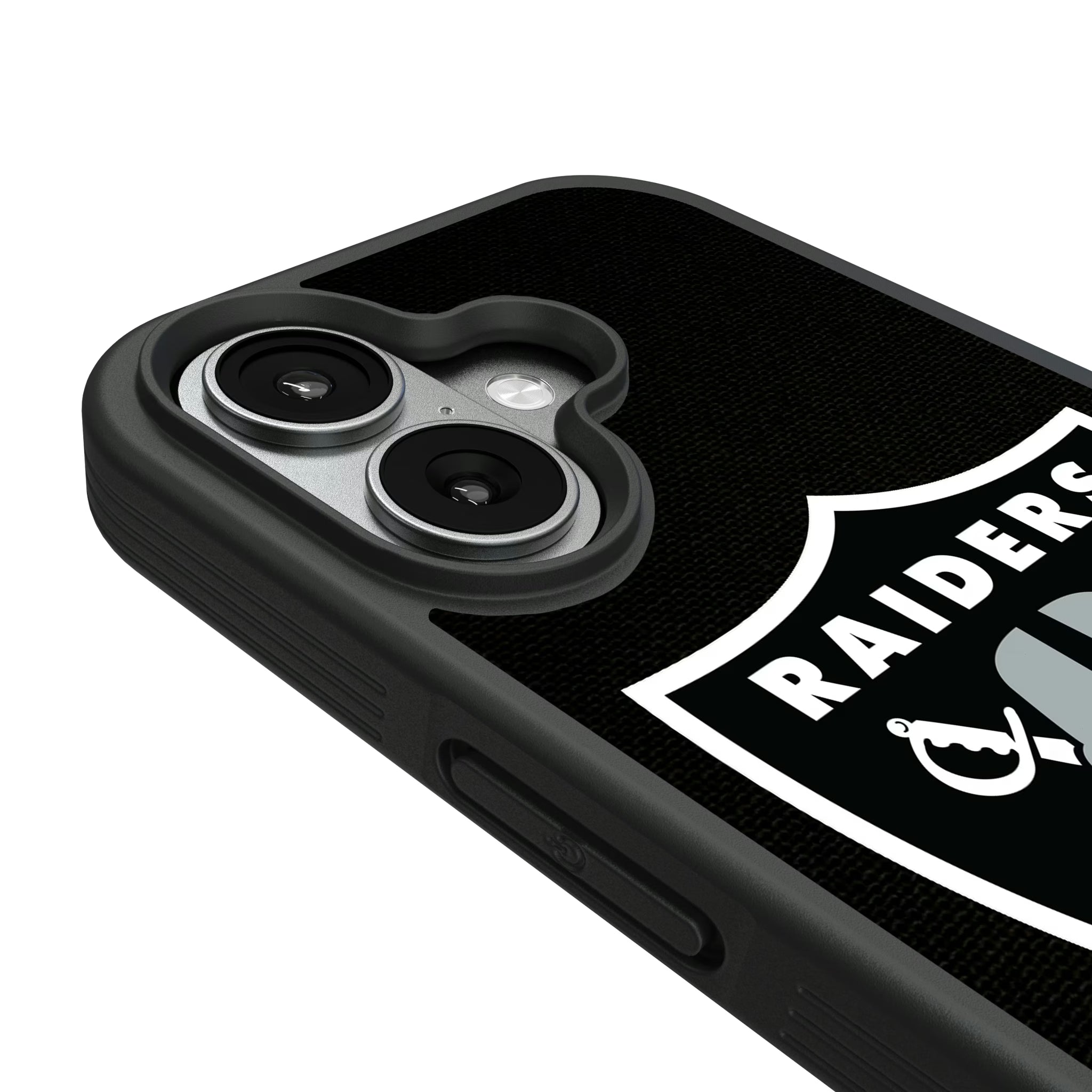 Las Vegas Raiders Personalized Stripe iPhone Bump Phone Case for Apple iPhone - Detail#Device_iPhone 17