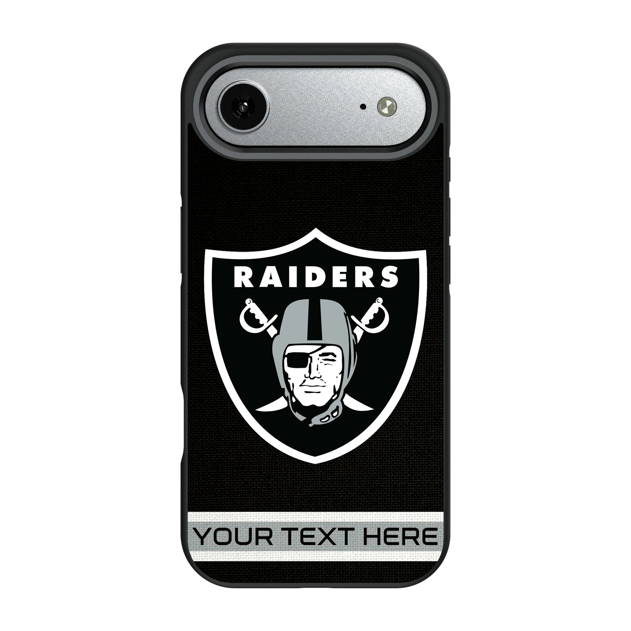 Las Vegas Raiders Personalized Stripe iPhone Bump Phone Case for Apple iPhone#Device_iPhone Air