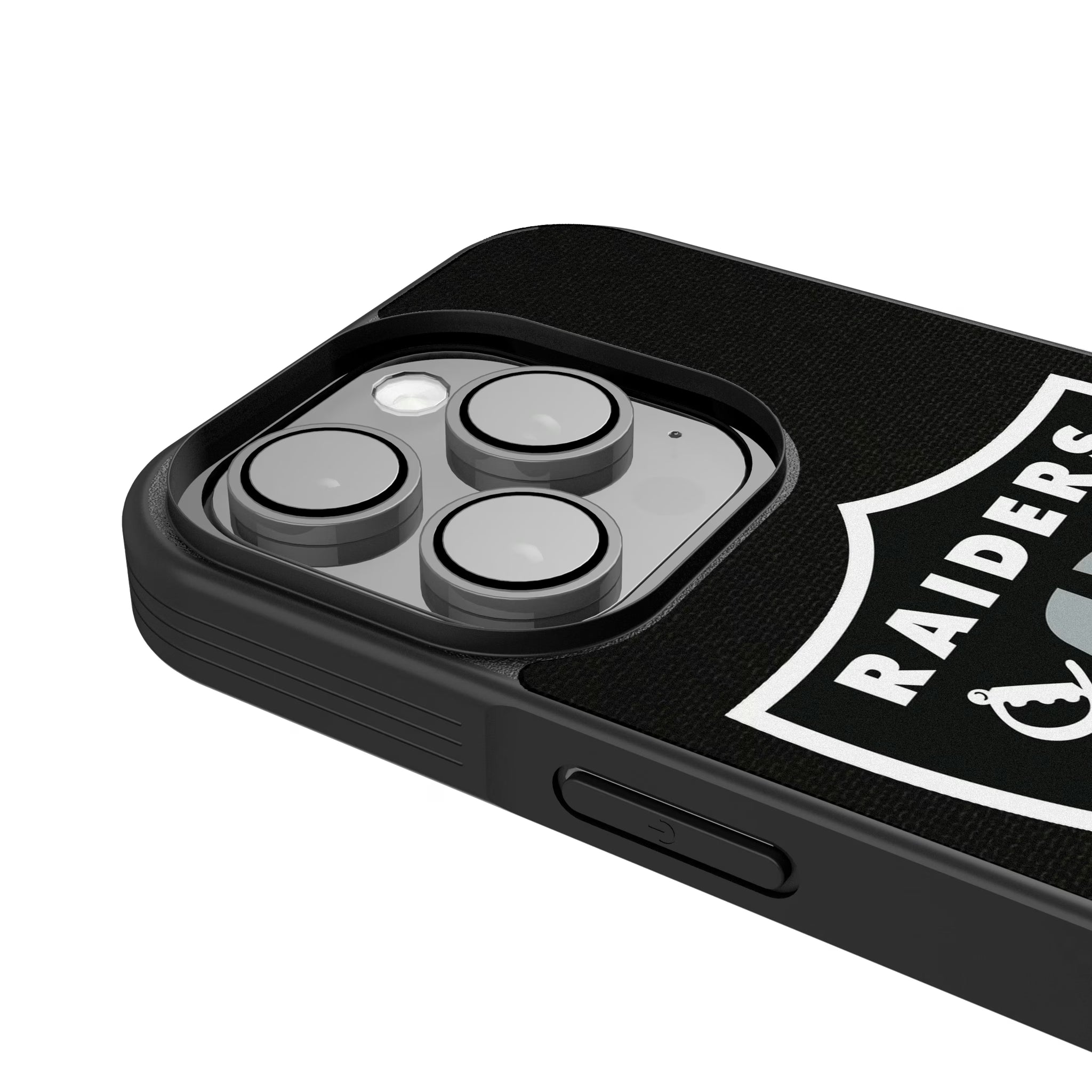 Las Vegas Raiders Personalized Stripe iPhone Bump Phone Case for Apple iPhone - Detail