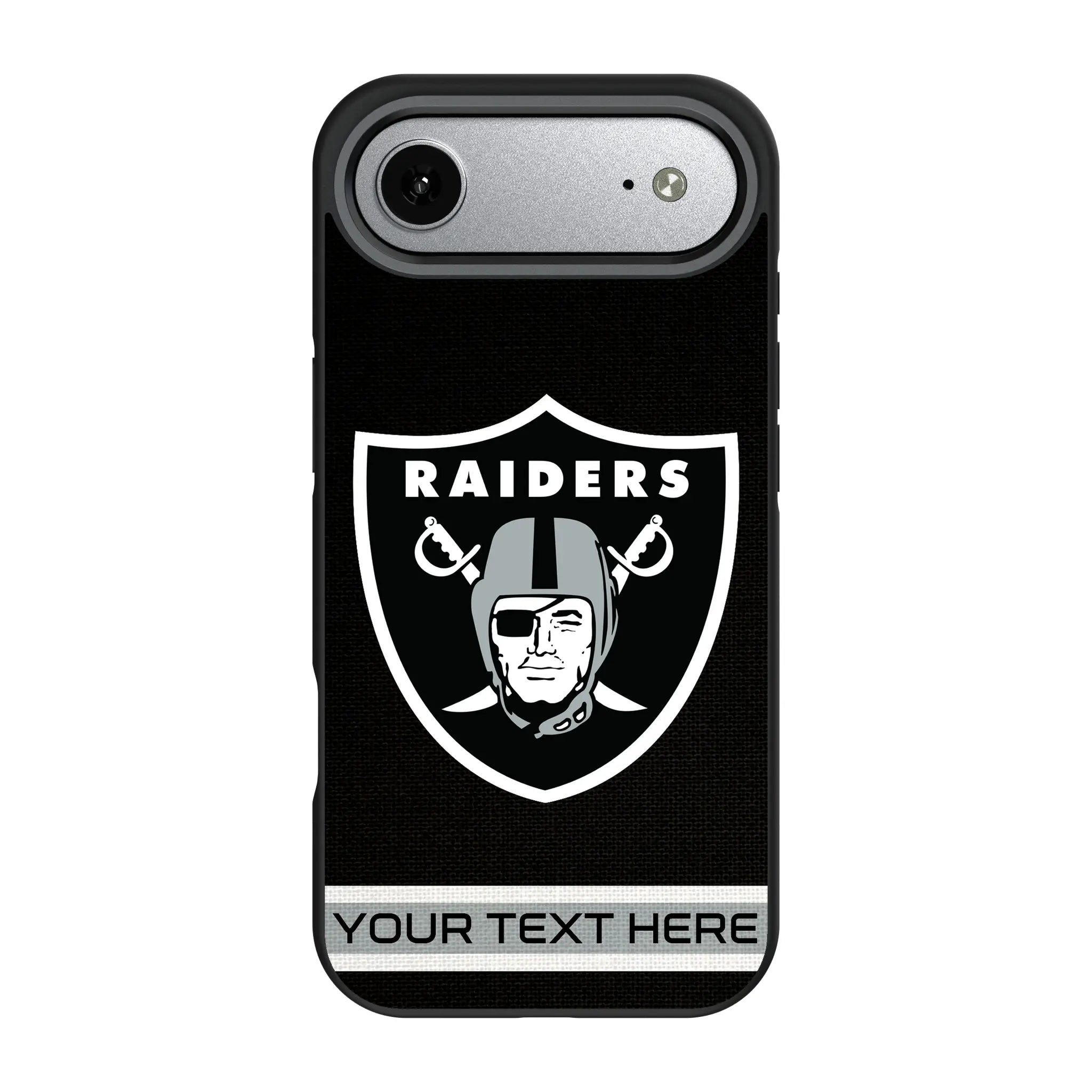 Las Vegas Raiders Personalized Stripe iPhone Bump Phone Case for Apple iPhone#Device_iPhone Air