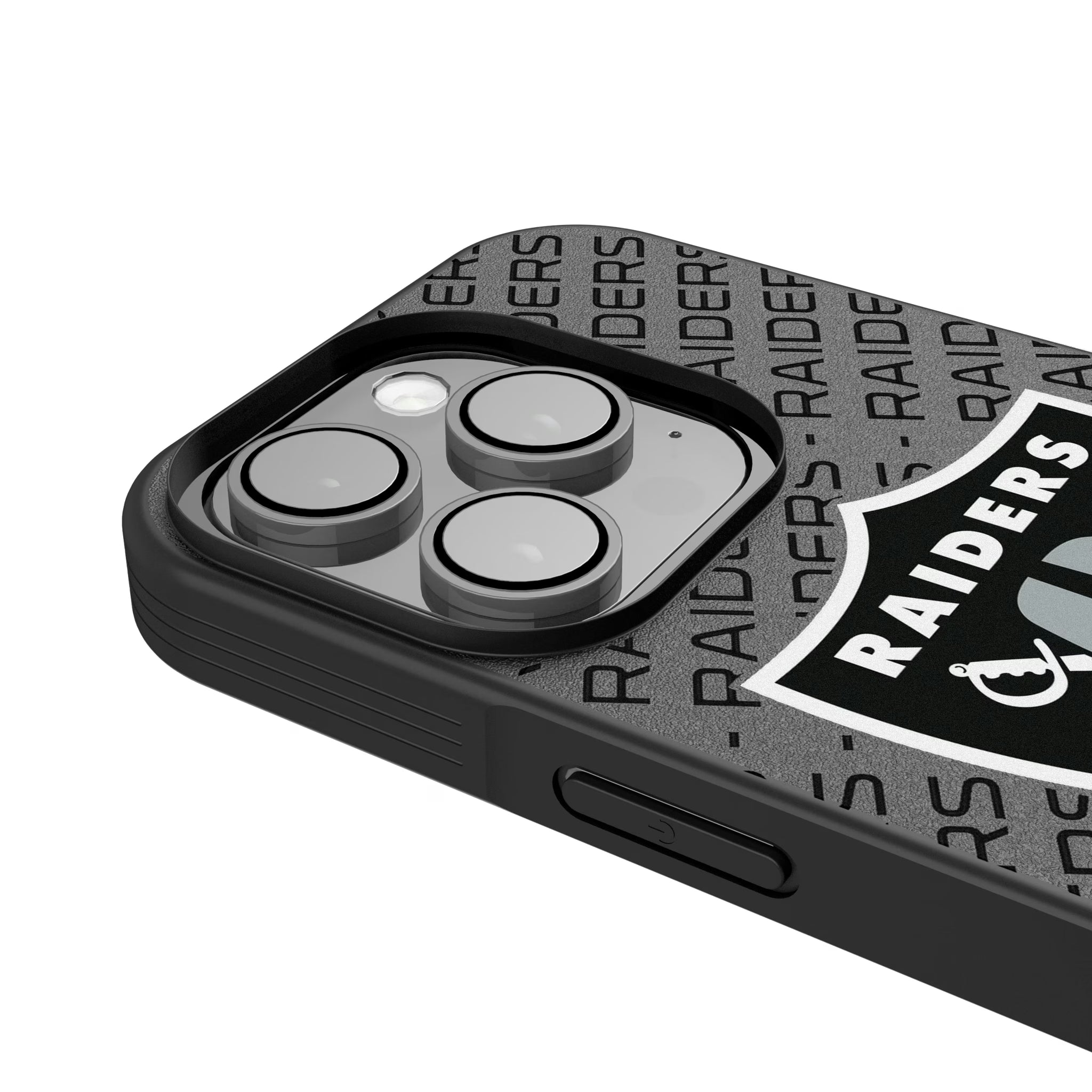 Las Vegas Raiders Personalized Tilt iPhone Bump Phone Case for Apple iPhone - Detail