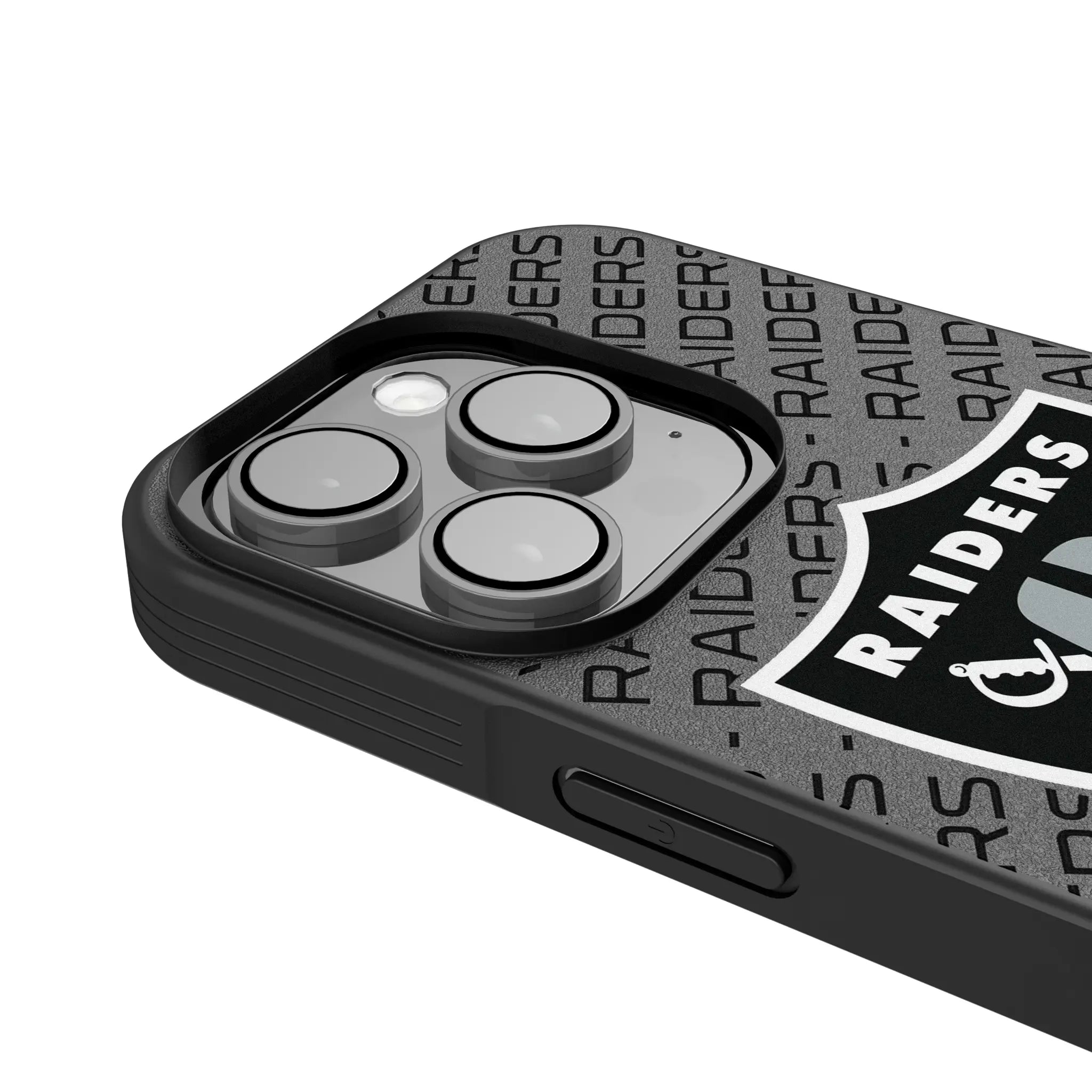 Las Vegas Raiders Personalized Tilt iPhone Bump Phone Case for Apple iPhone - Detail