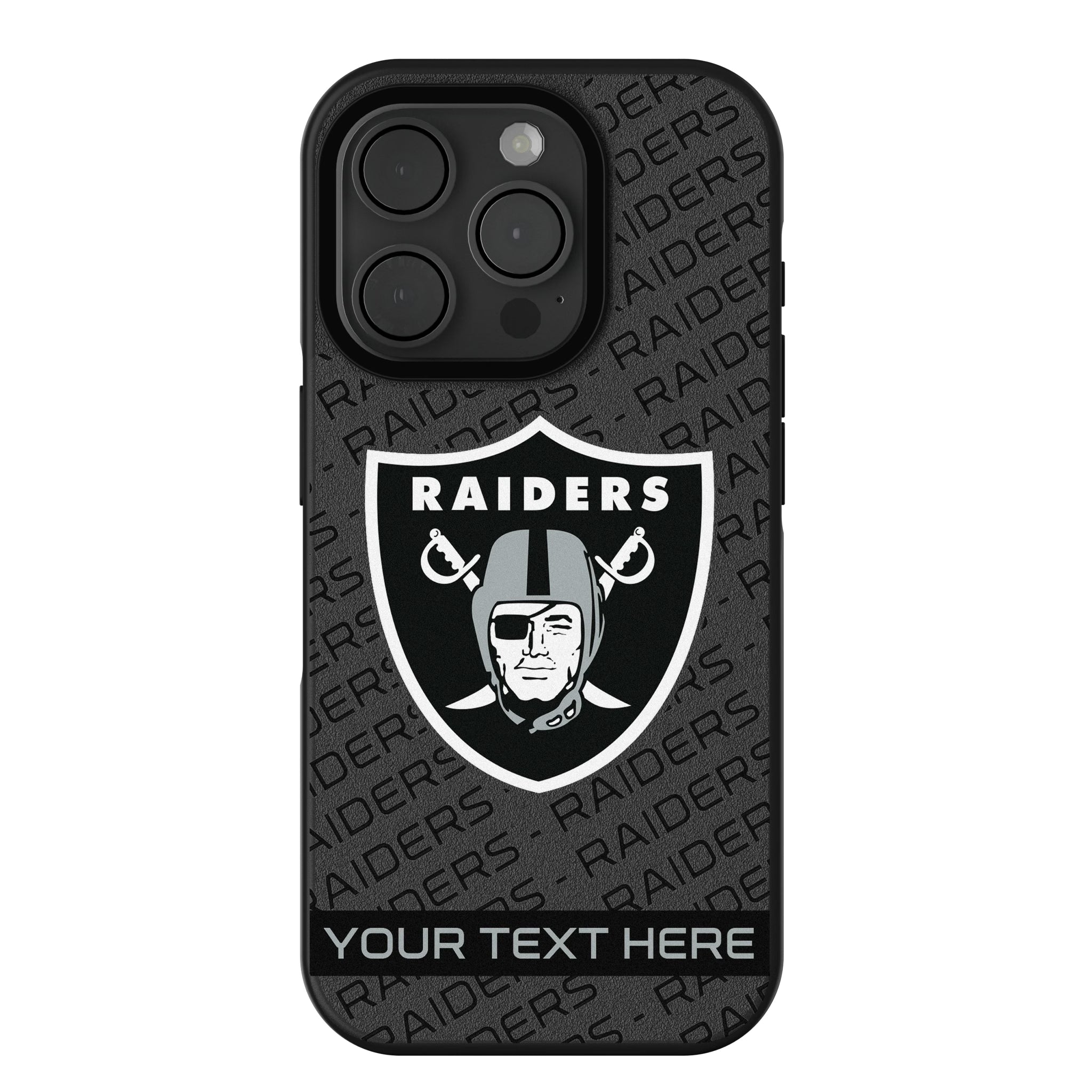 Las Vegas Raiders Personalized Tilt iPhone Bump Phone Case for Apple iPhone