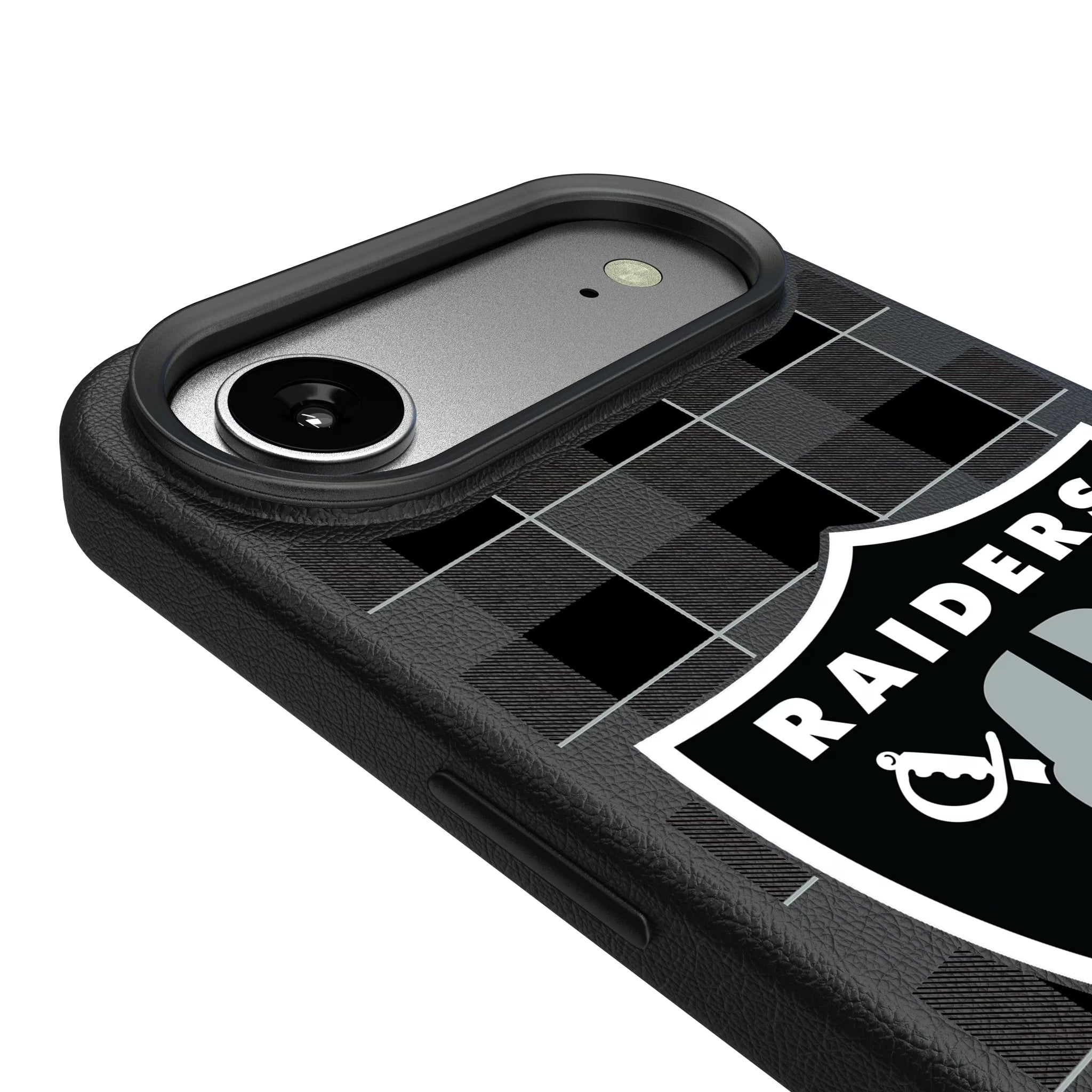 Las Vegas Raiders Plaid iPhone MagSafe Compatible Phone Case for Apple iPhone - Detail#Device_iPhone Air