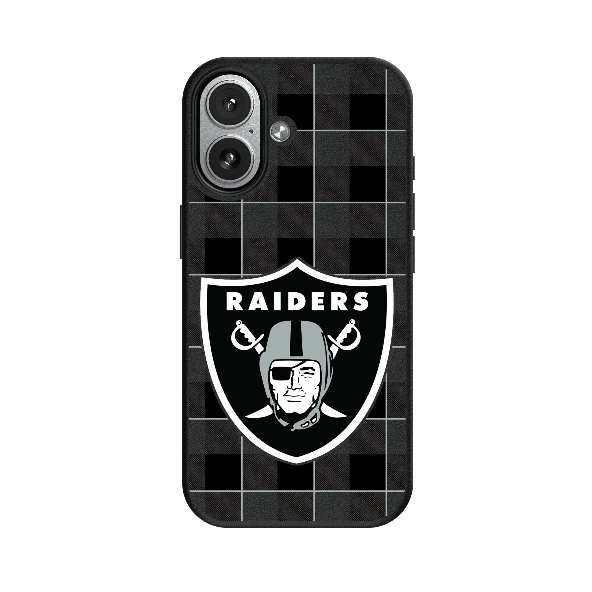Las Vegas Raiders Plaid iPhone MagSafe Compatible Phone Case for Apple iPhone#Device_iPhone 17
