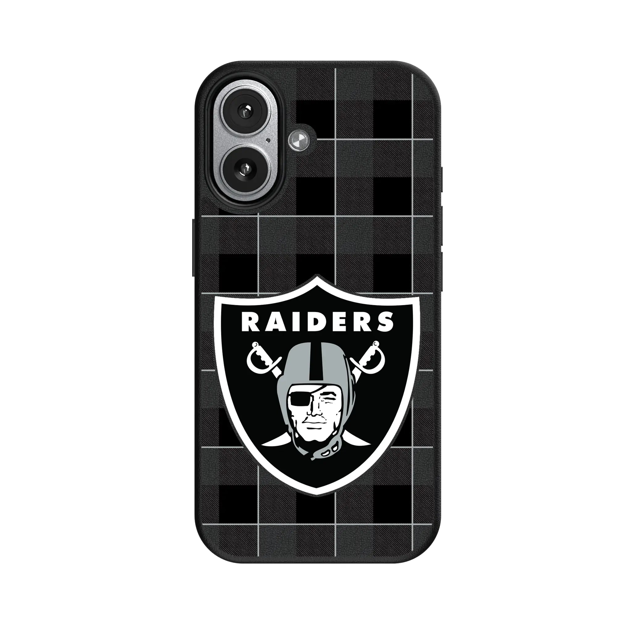 Las Vegas Raiders Plaid iPhone MagSafe Compatible Phone Case for Apple iPhone#Device_iPhone 17