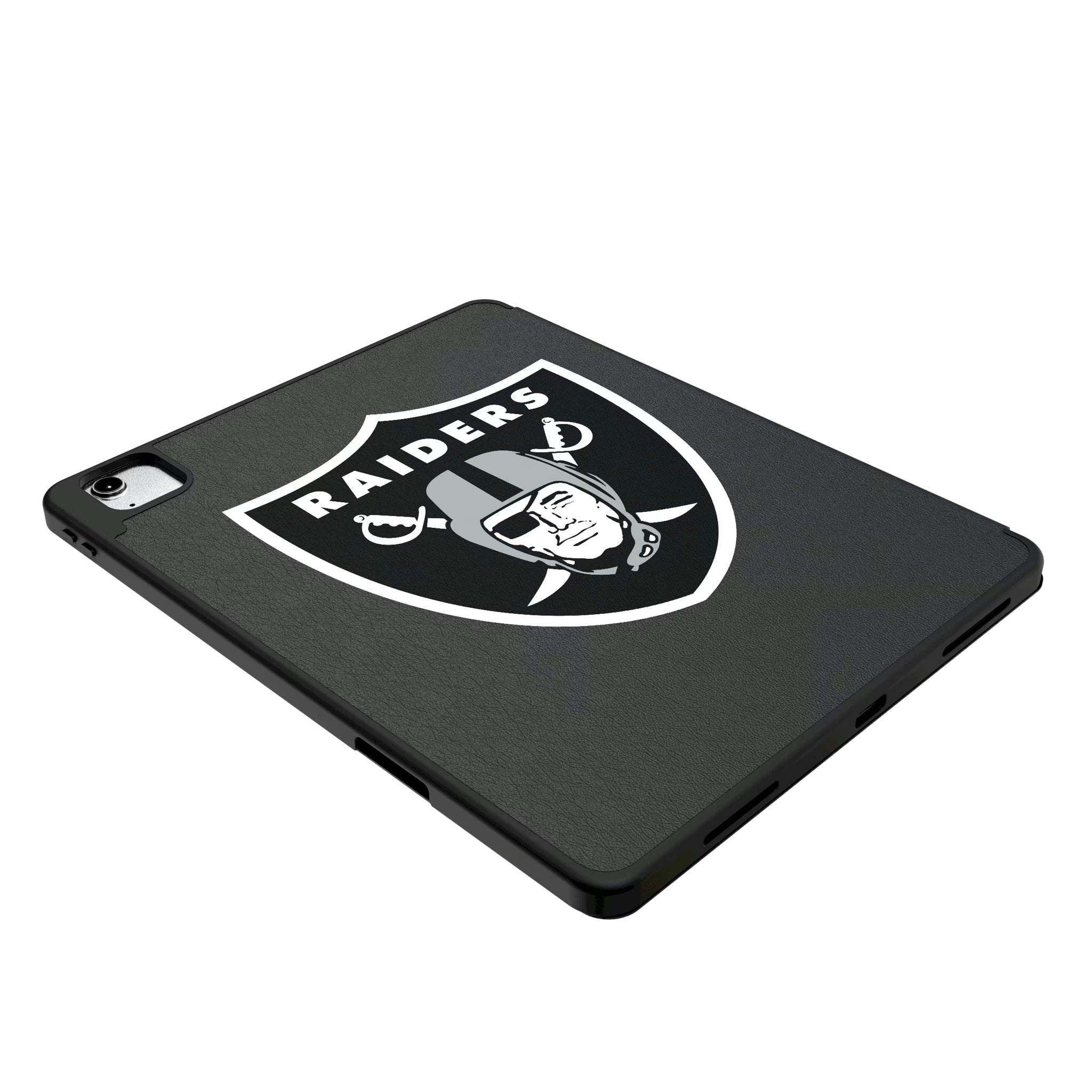 Las Vegas Raiders Quadtile iPad Tablet Case for Apple iPad - Isometric View