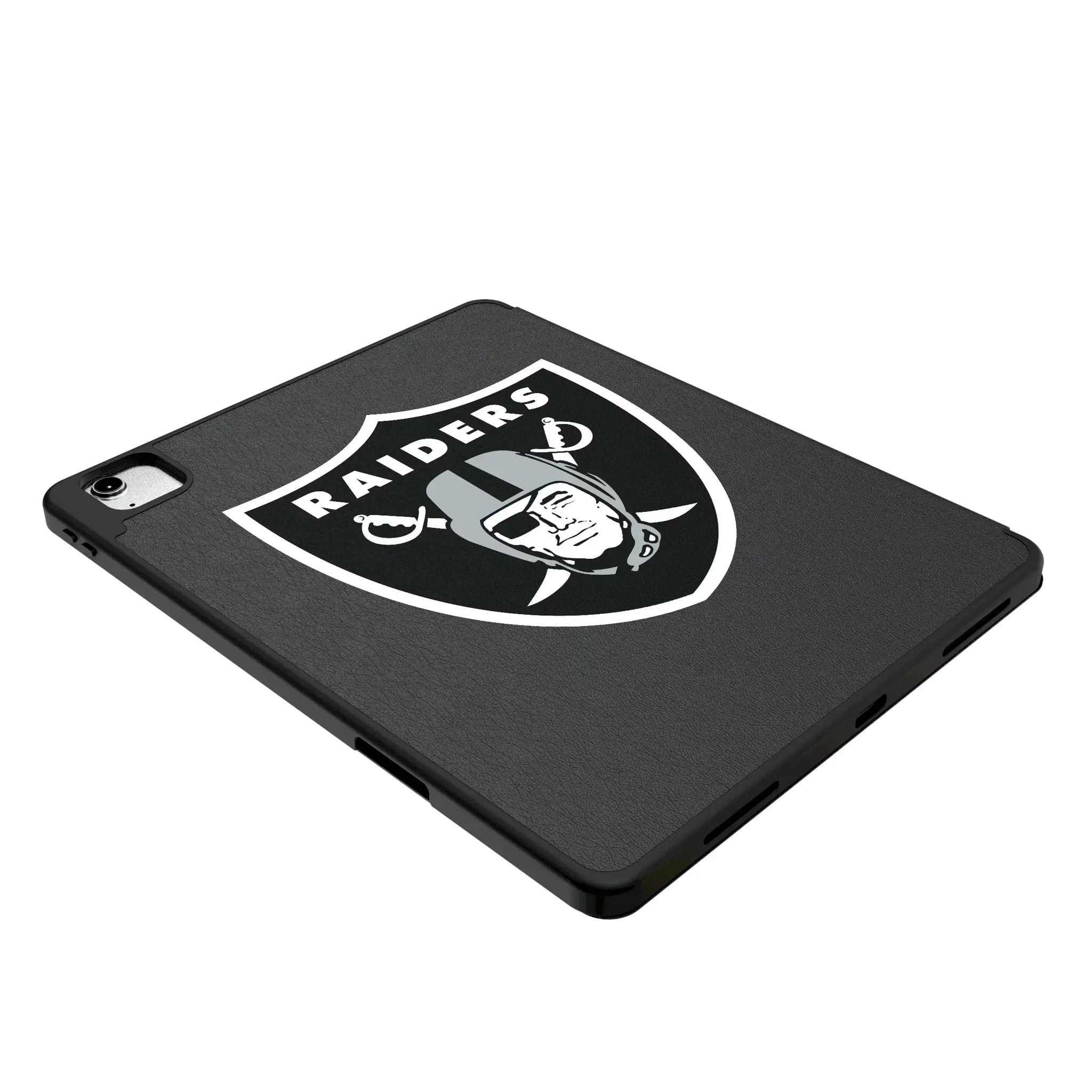 Las Vegas Raiders Quadtile iPad Tablet Case for Apple iPad - Isometric View