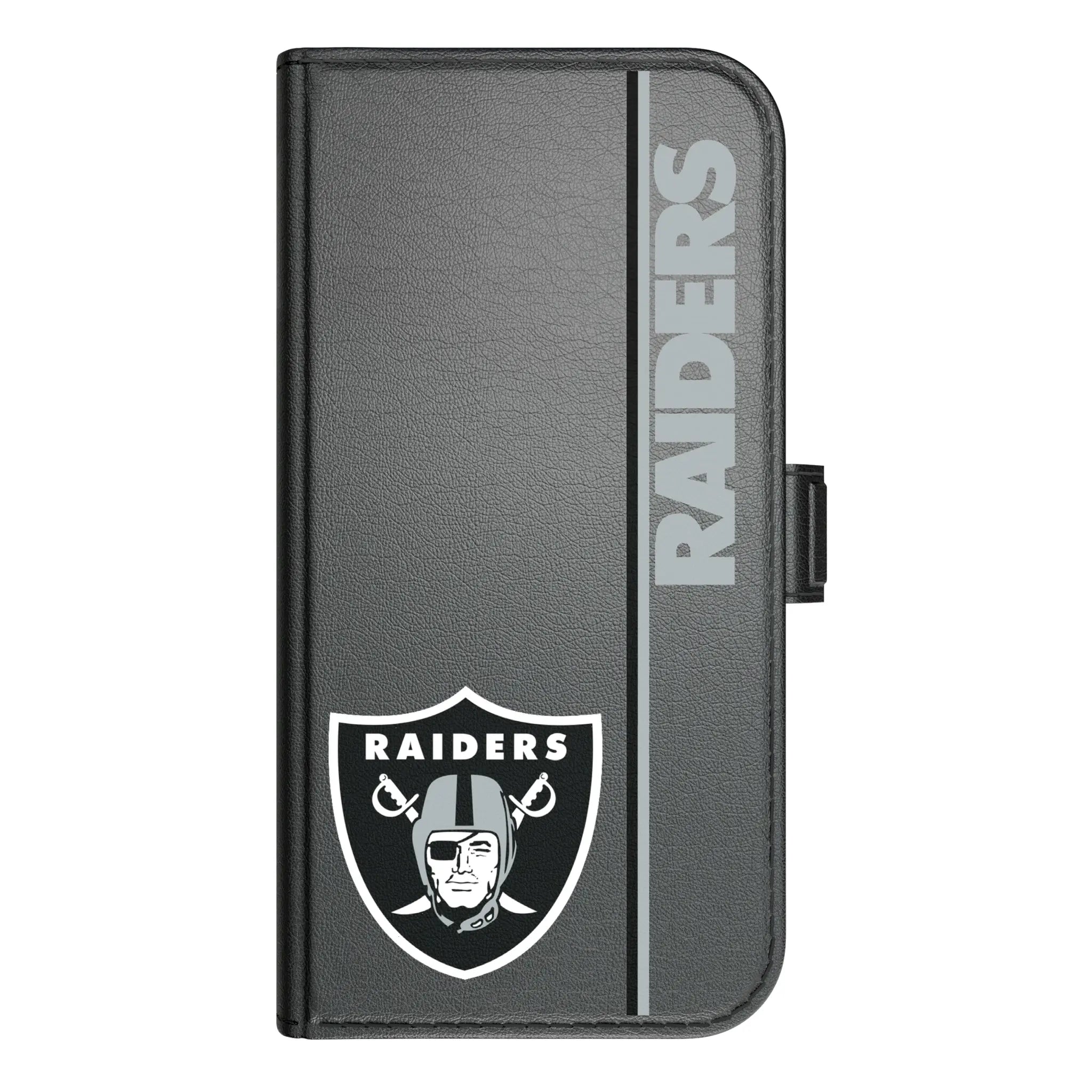 Las Vegas Raiders Sidebar iPhone Folio Phone Case for Apple iPhone#Device_iPhone 17