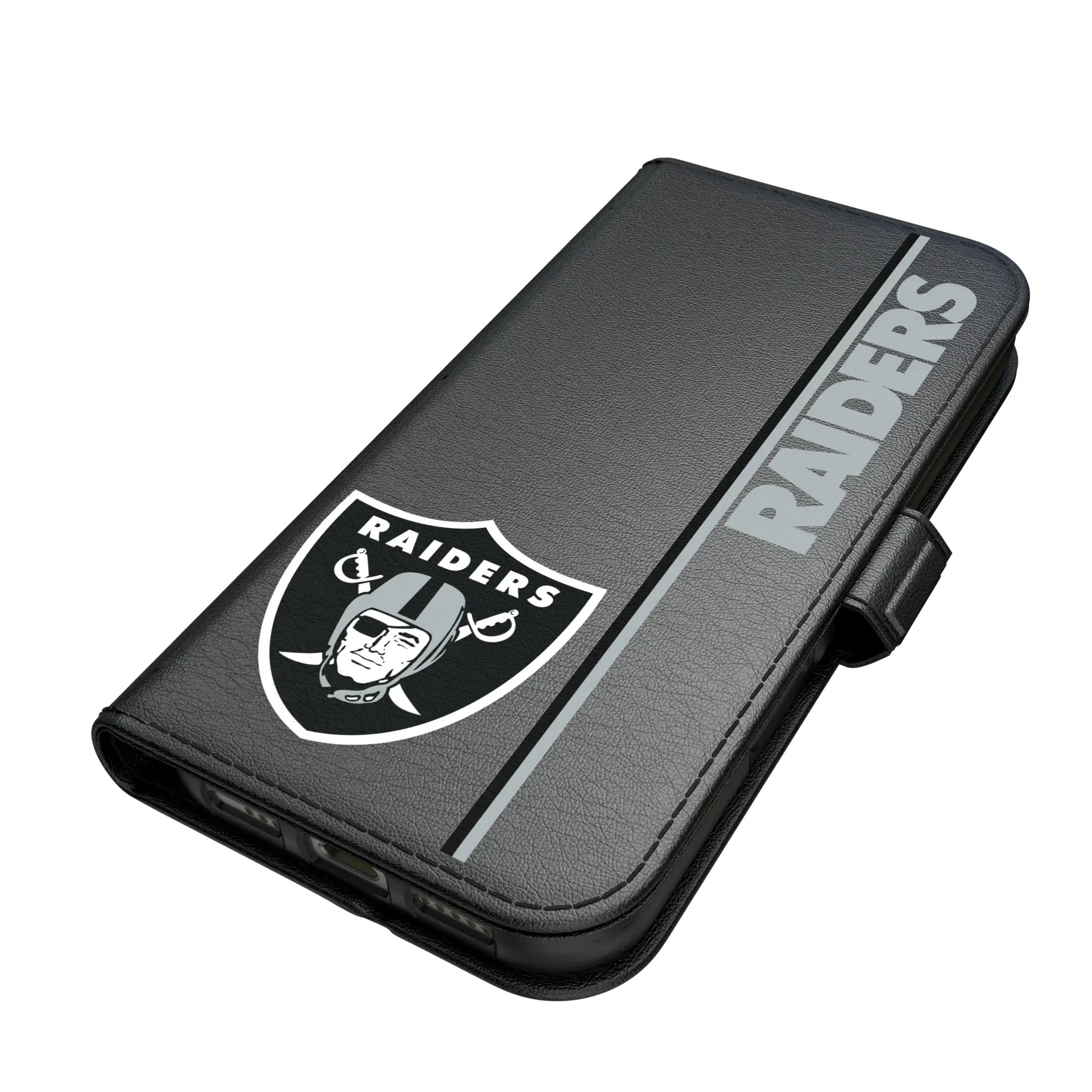 Las Vegas Raiders Sidebar iPhone Folio Phone Case for Apple iPhone#Device_iPhone 17 Pro