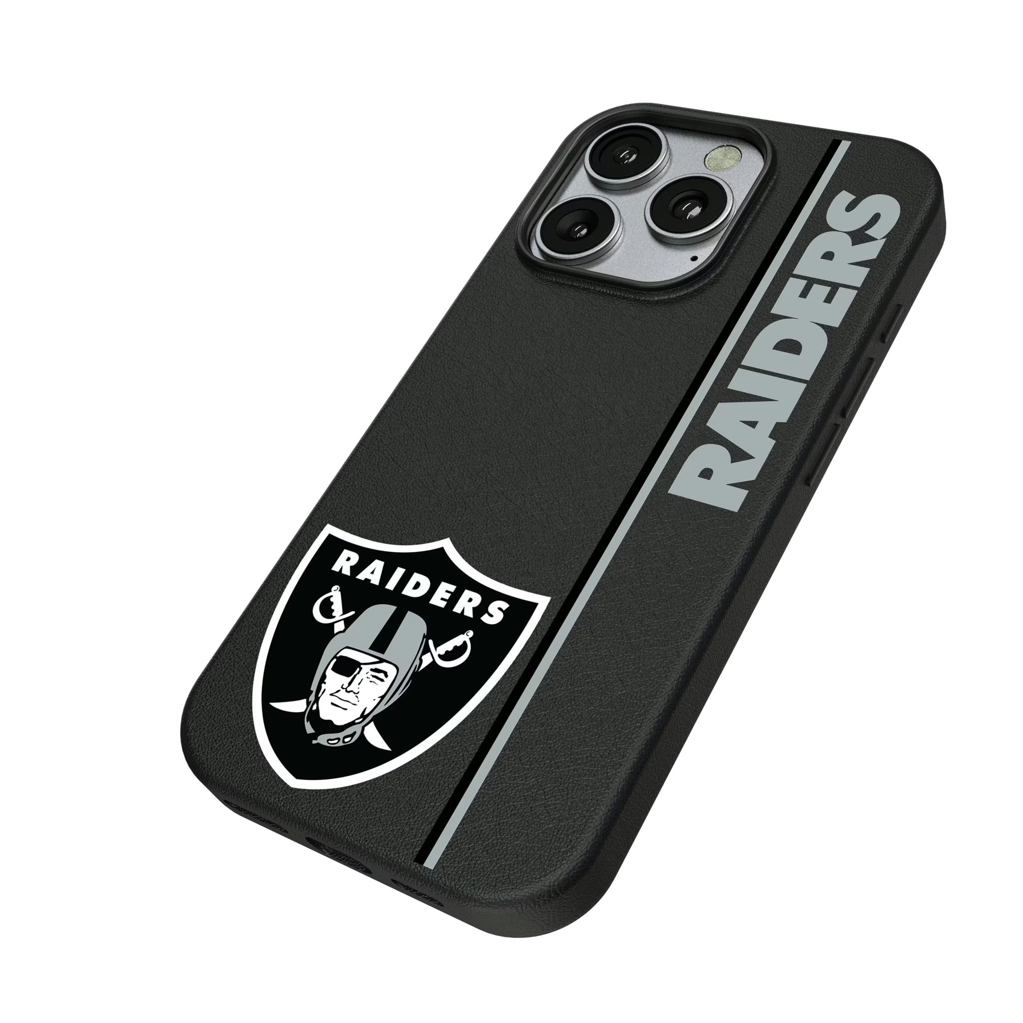 Las Vegas Raiders Sidebar iPhone MagSafe Compatible Phone Case for Apple iPhone - Isometric View