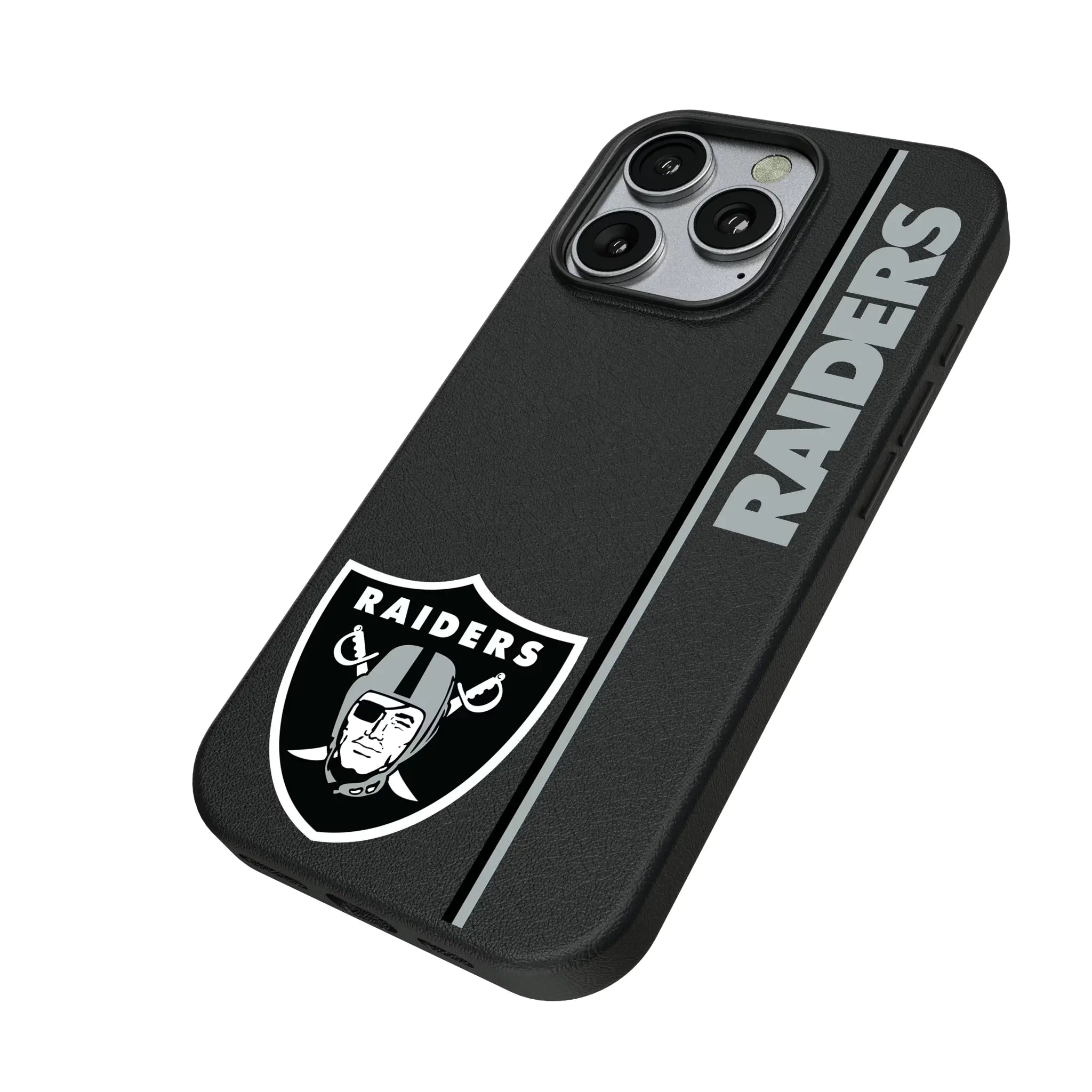 Las Vegas Raiders Sidebar iPhone MagSafe Compatible Phone Case for Apple iPhone - Isometric View