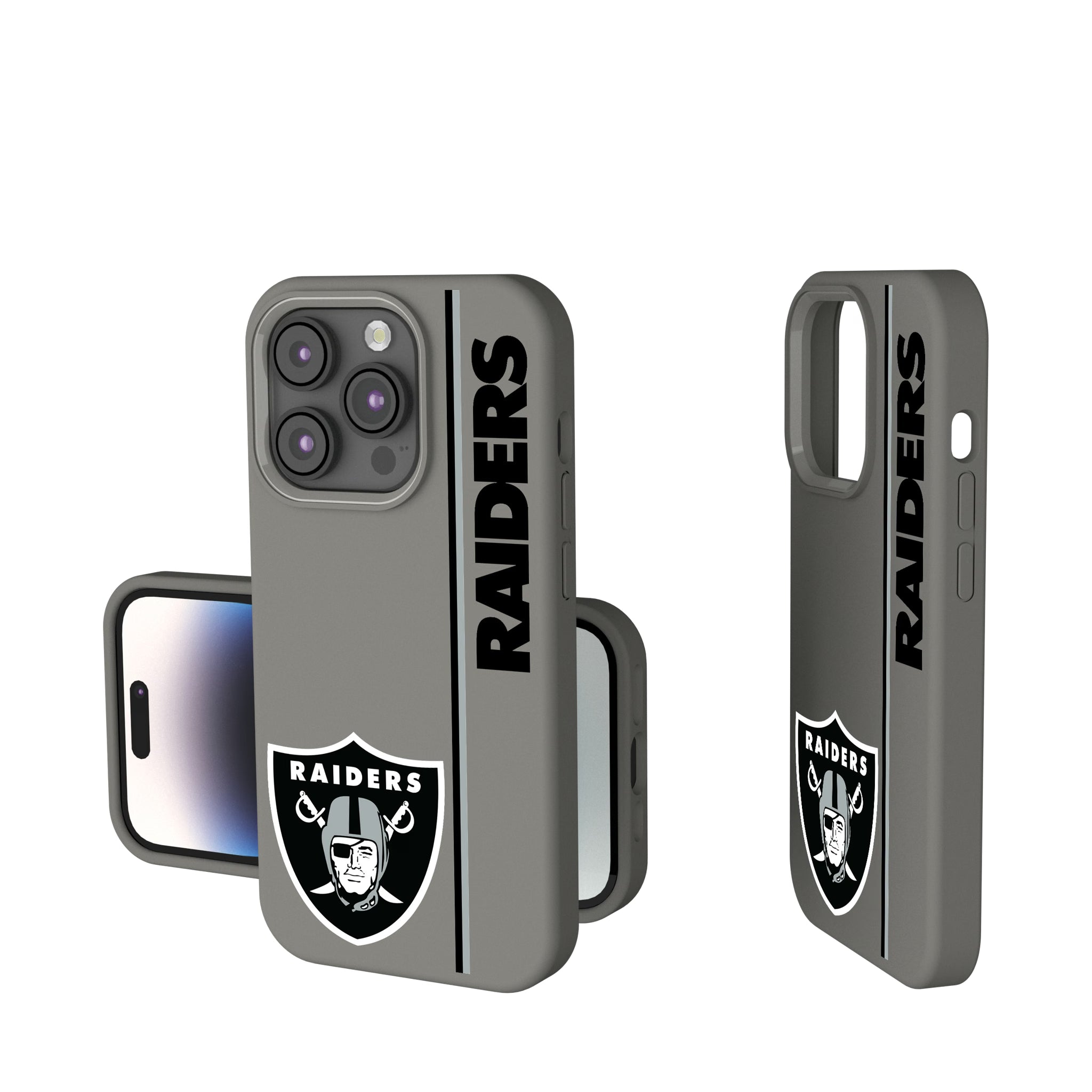 Las Vegas Raiders Sidebar iPhone Soft Touch Phone Case for Apple iPhone