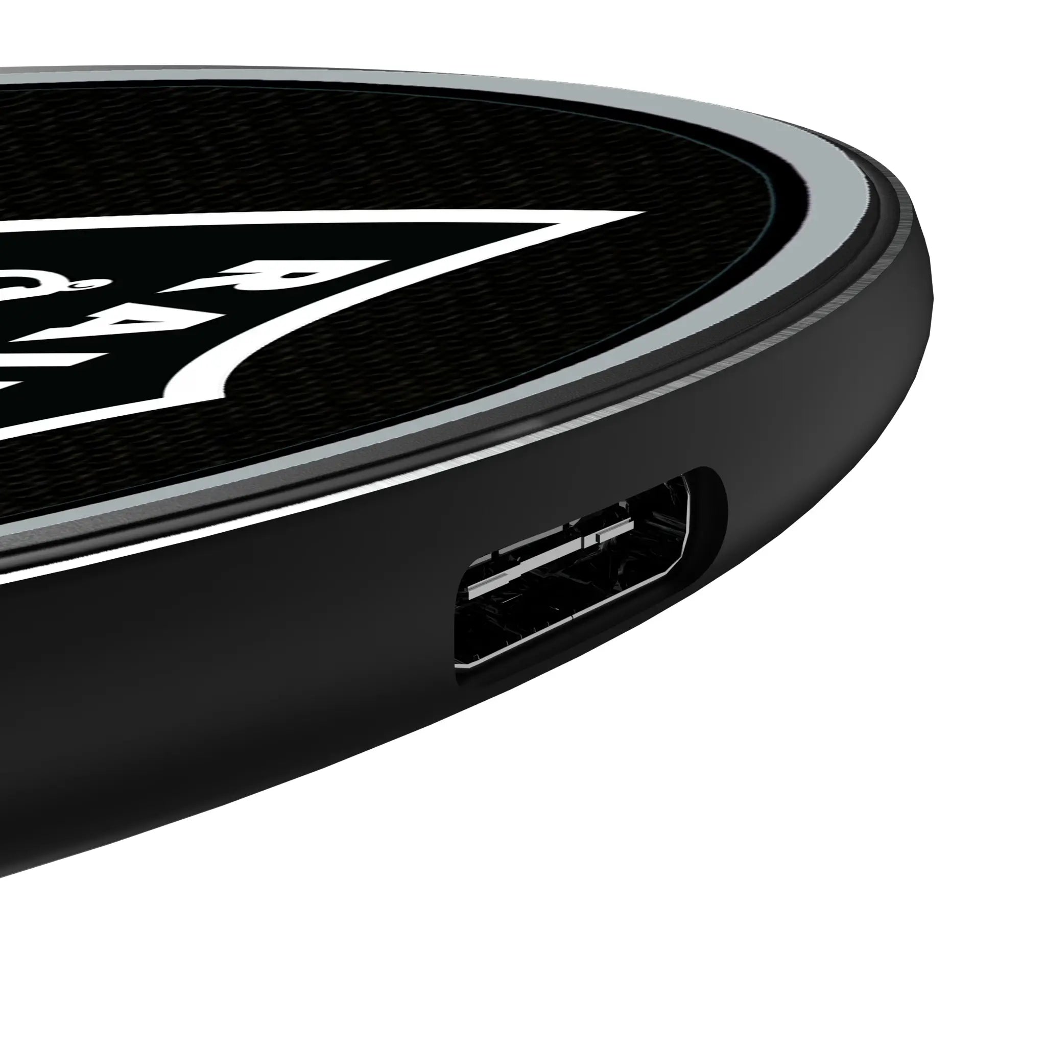 Las Vegas Raiders Stripe 15-Watt Wireless Charger - Detail