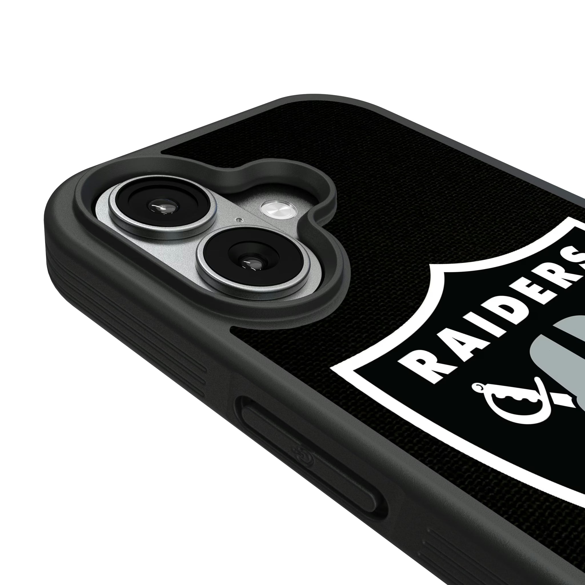 Las Vegas Raiders Stripe iPhone Bump Phone Case for Apple iPhone - Detail#Device_iPhone 17