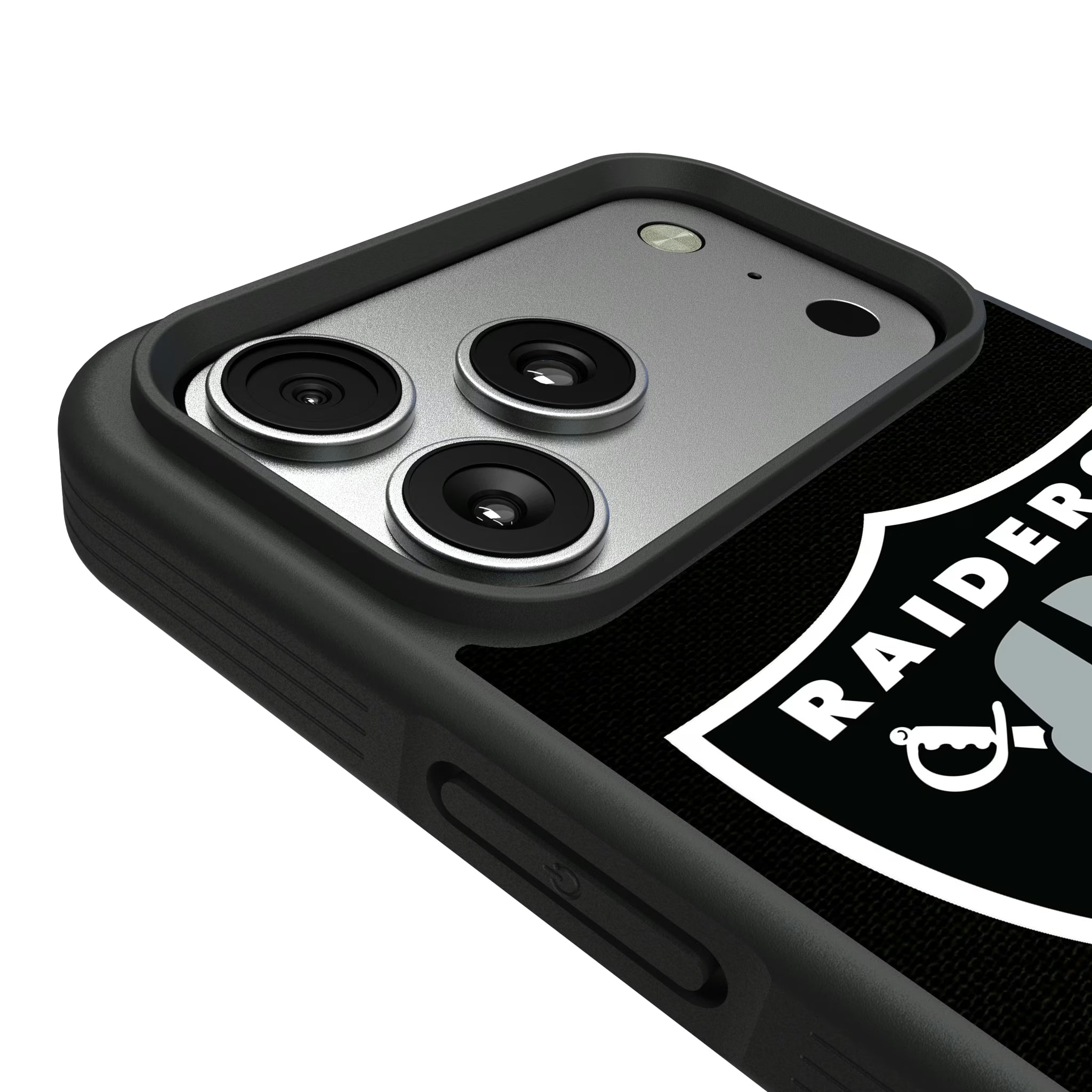 Las Vegas Raiders Stripe iPhone Bump Phone Case for Apple iPhone - Detail#Device_iPhone 17 Pro Max
