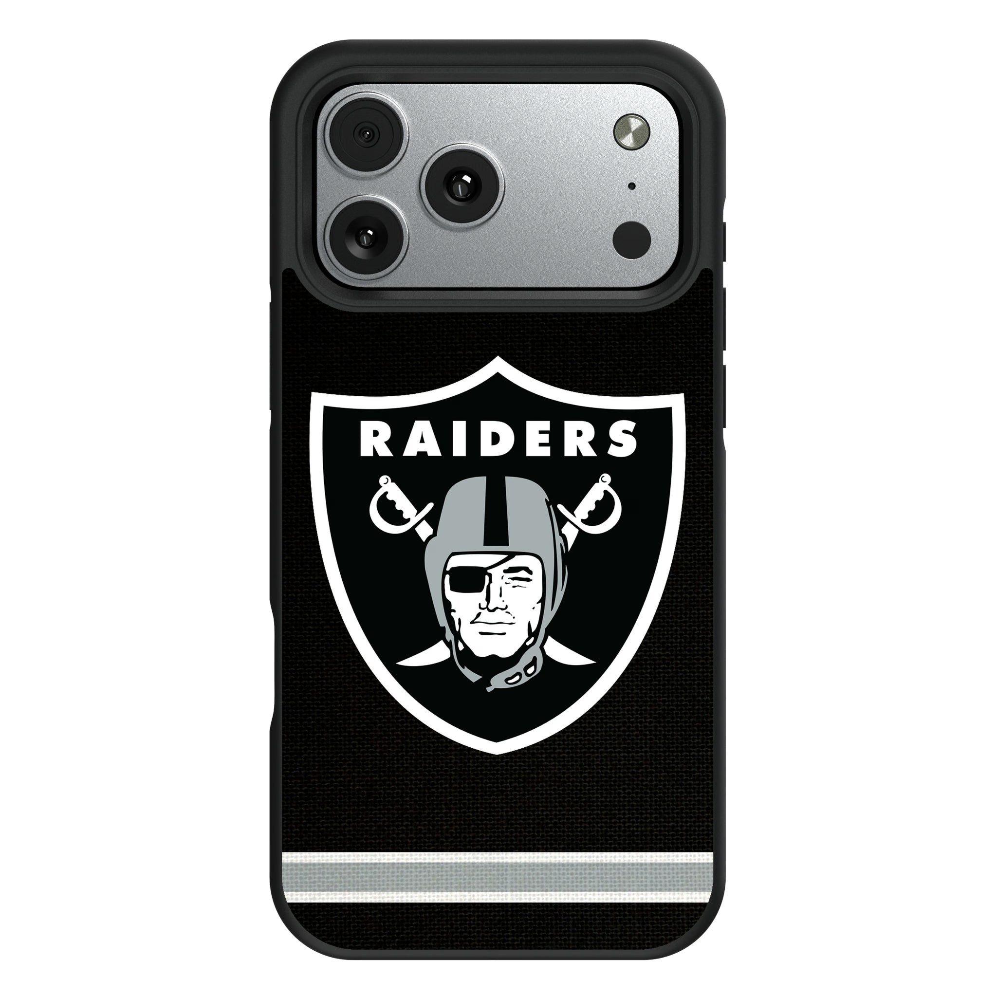 Las Vegas Raiders Stripe iPhone Bump Phone Case for Apple iPhone#Device_iPhone 17 Pro Max