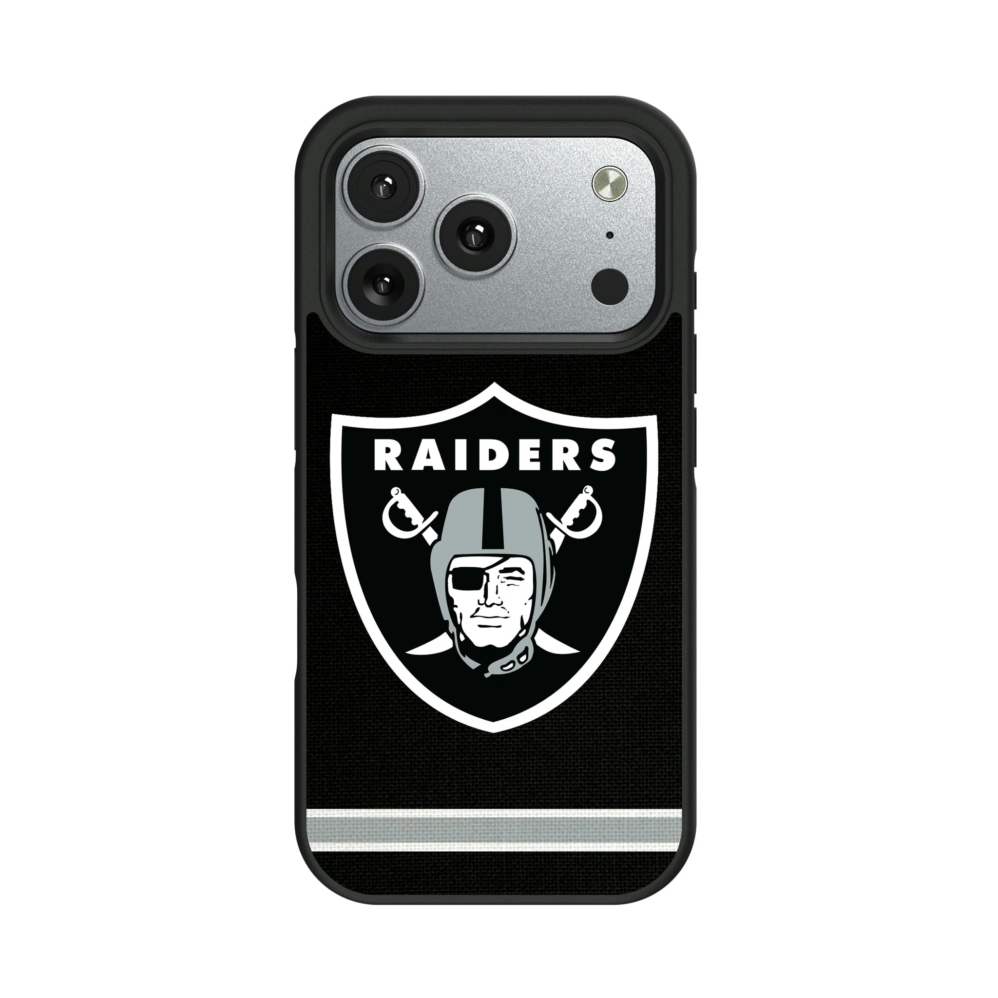 Las Vegas Raiders Stripe iPhone Bump Phone Case for Apple iPhone#Device_iPhone 17 Pro