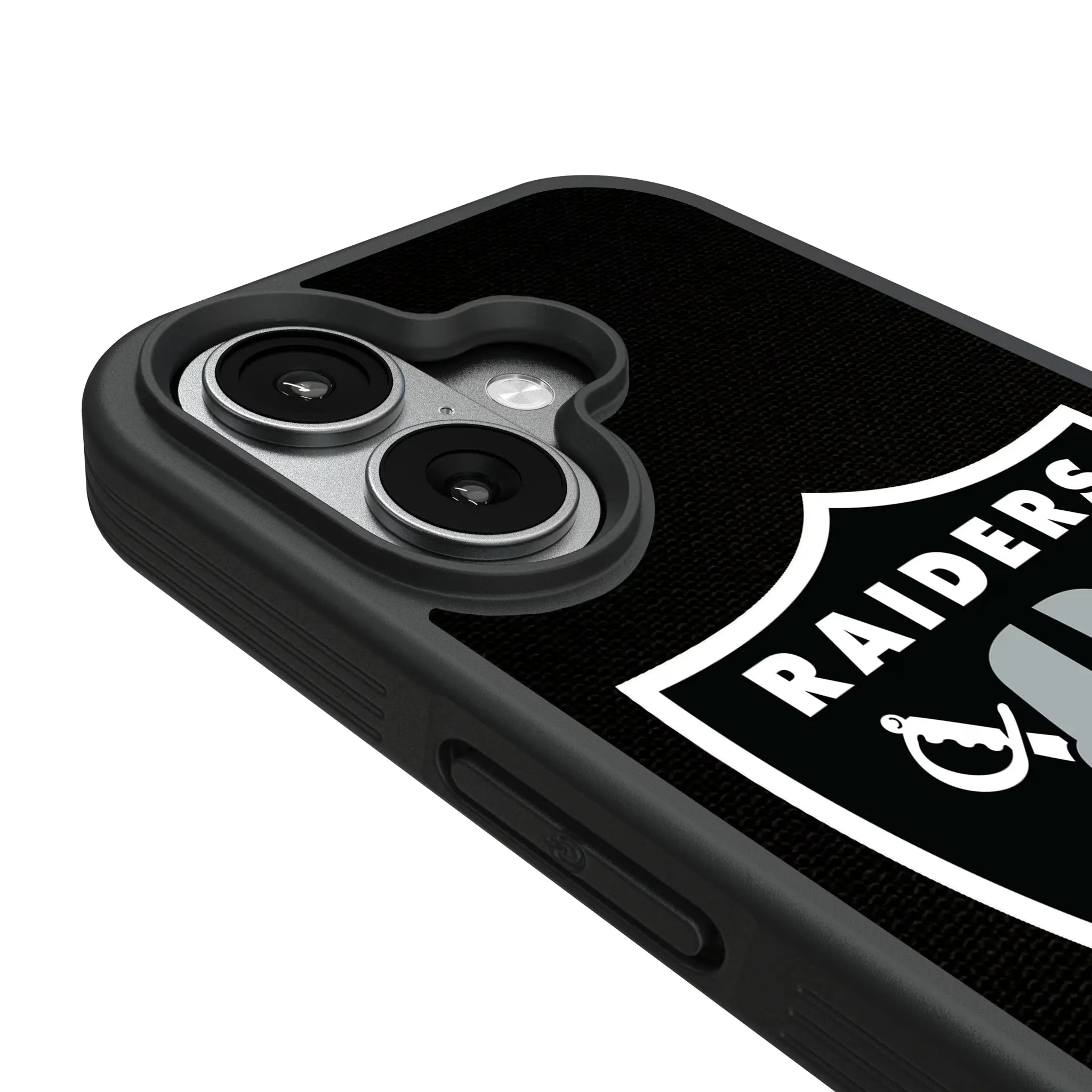 Las Vegas Raiders Stripe iPhone Bump Phone Case for Apple iPhone - Detail#Device_iPhone 17