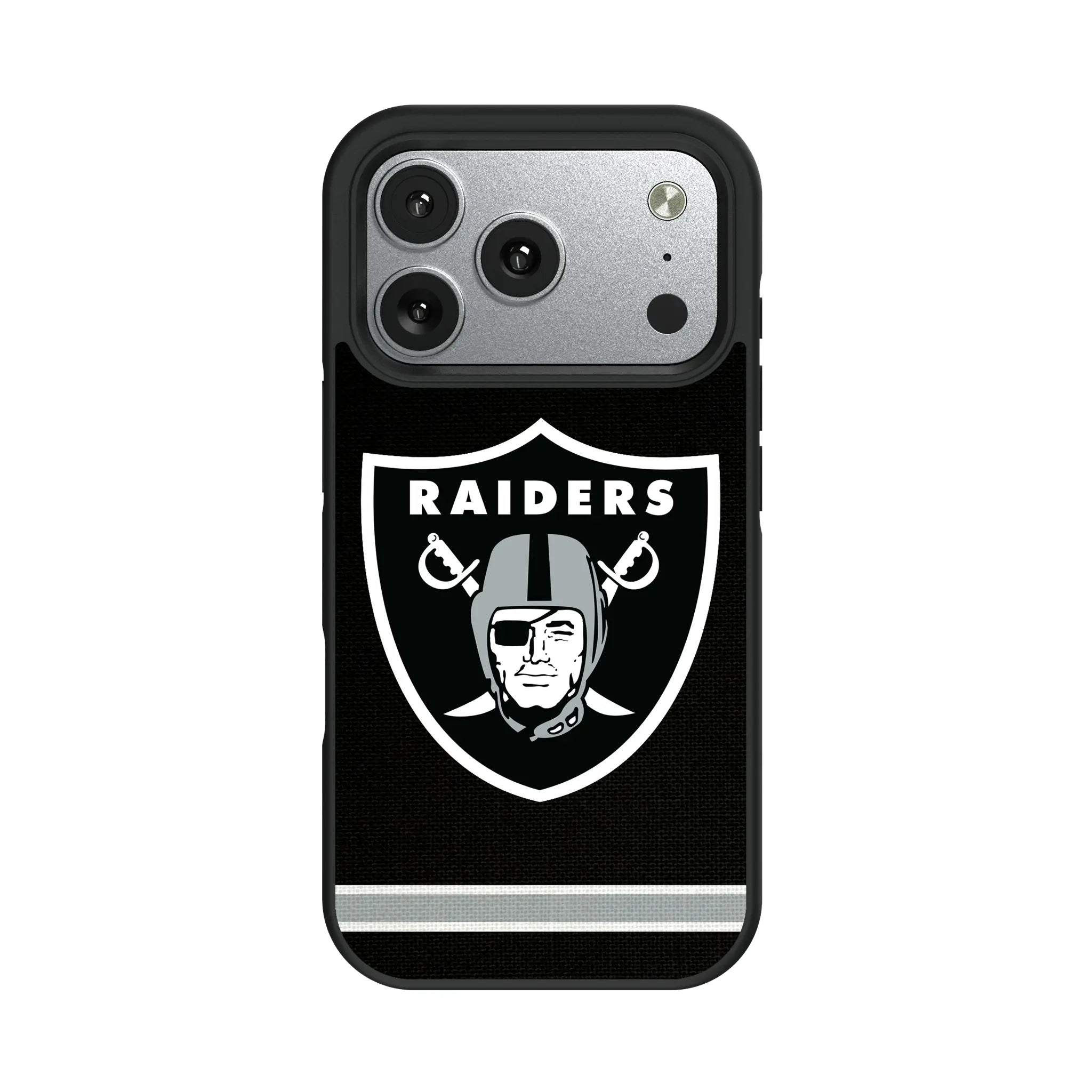 Las Vegas Raiders Stripe iPhone Bump Phone Case for Apple iPhone#Device_iPhone 17 Pro