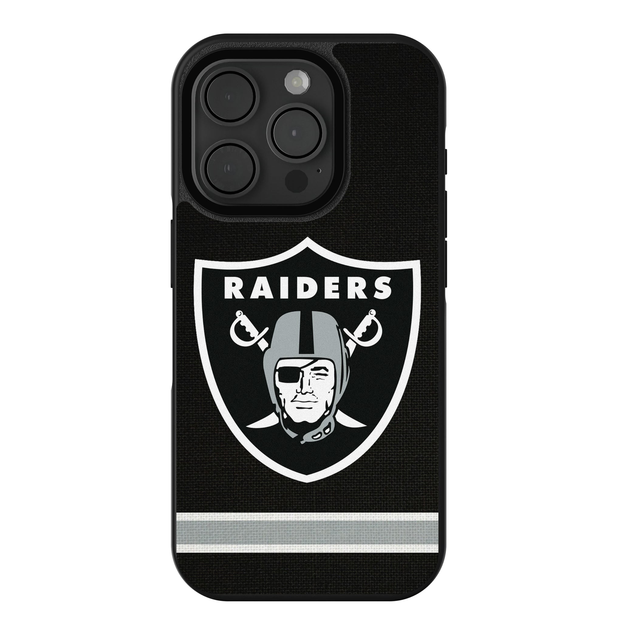 Las Vegas Raiders Stripe iPhone Bump Phone Case for Apple iPhone