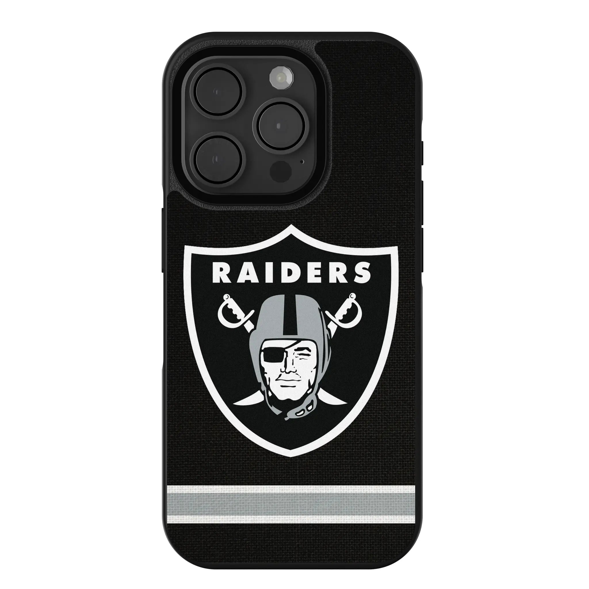 Las Vegas Raiders Stripe iPhone Bump Phone Case for Apple iPhone