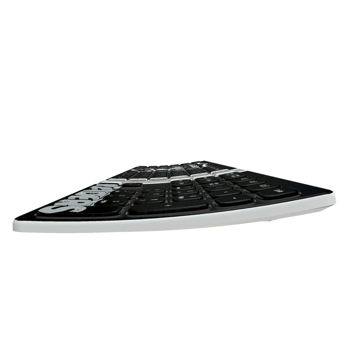 Las Vegas Raiders Stripe KKB605 Curved Wireless Keyboard