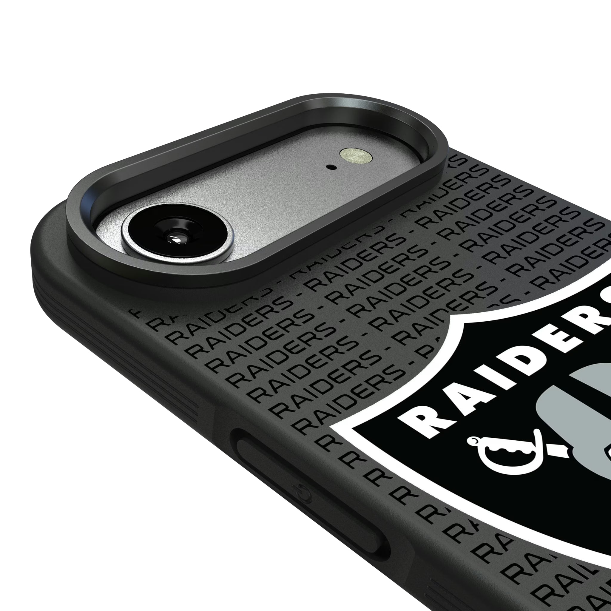 Las Vegas Raiders Text Backdrop iPhone Bump Phone Case for Apple iPhone - Detail#Device_iPhone Air