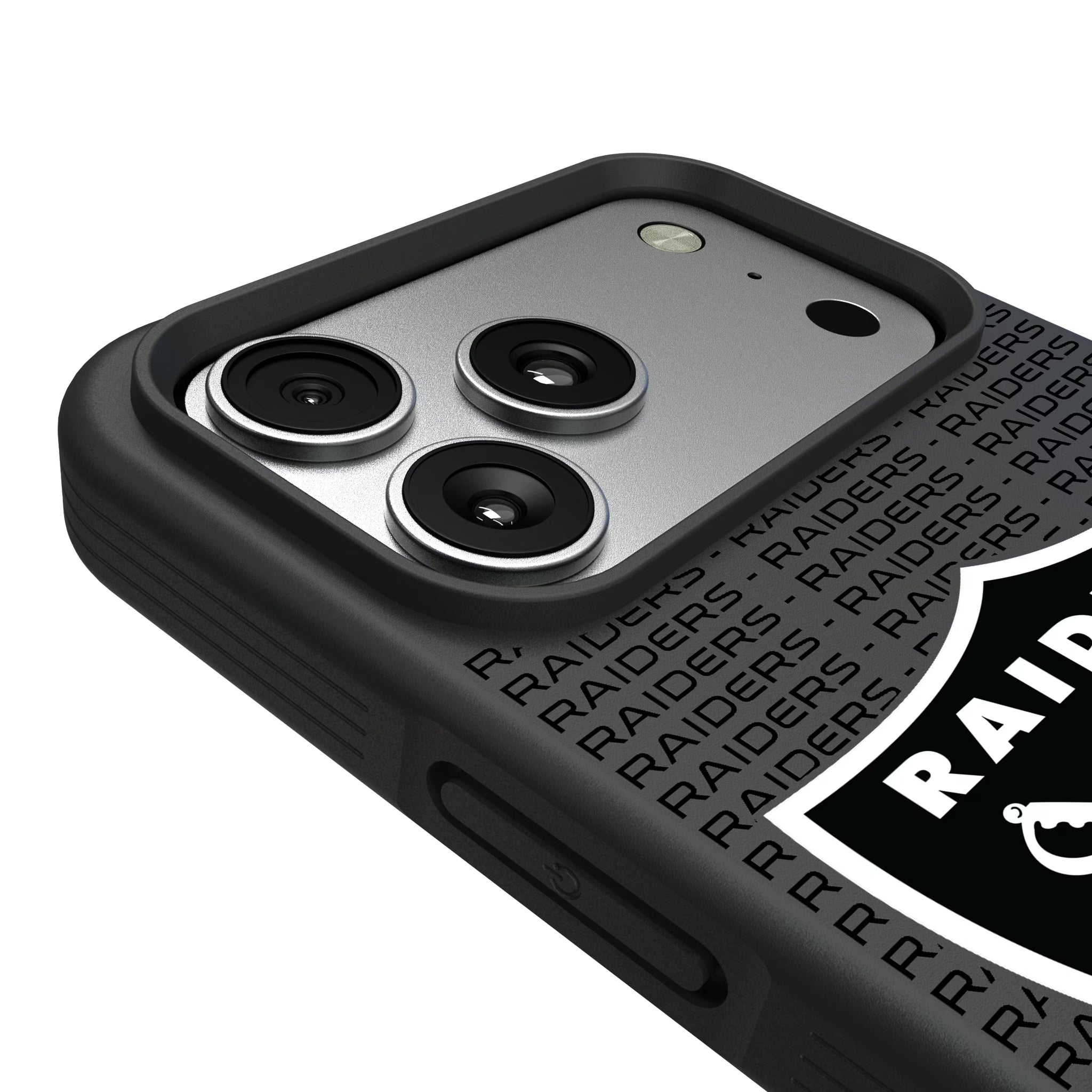 Las Vegas Raiders Text Backdrop iPhone Bump Phone Case for Apple iPhone - Detail#Device_iPhone 17 Pro Max
