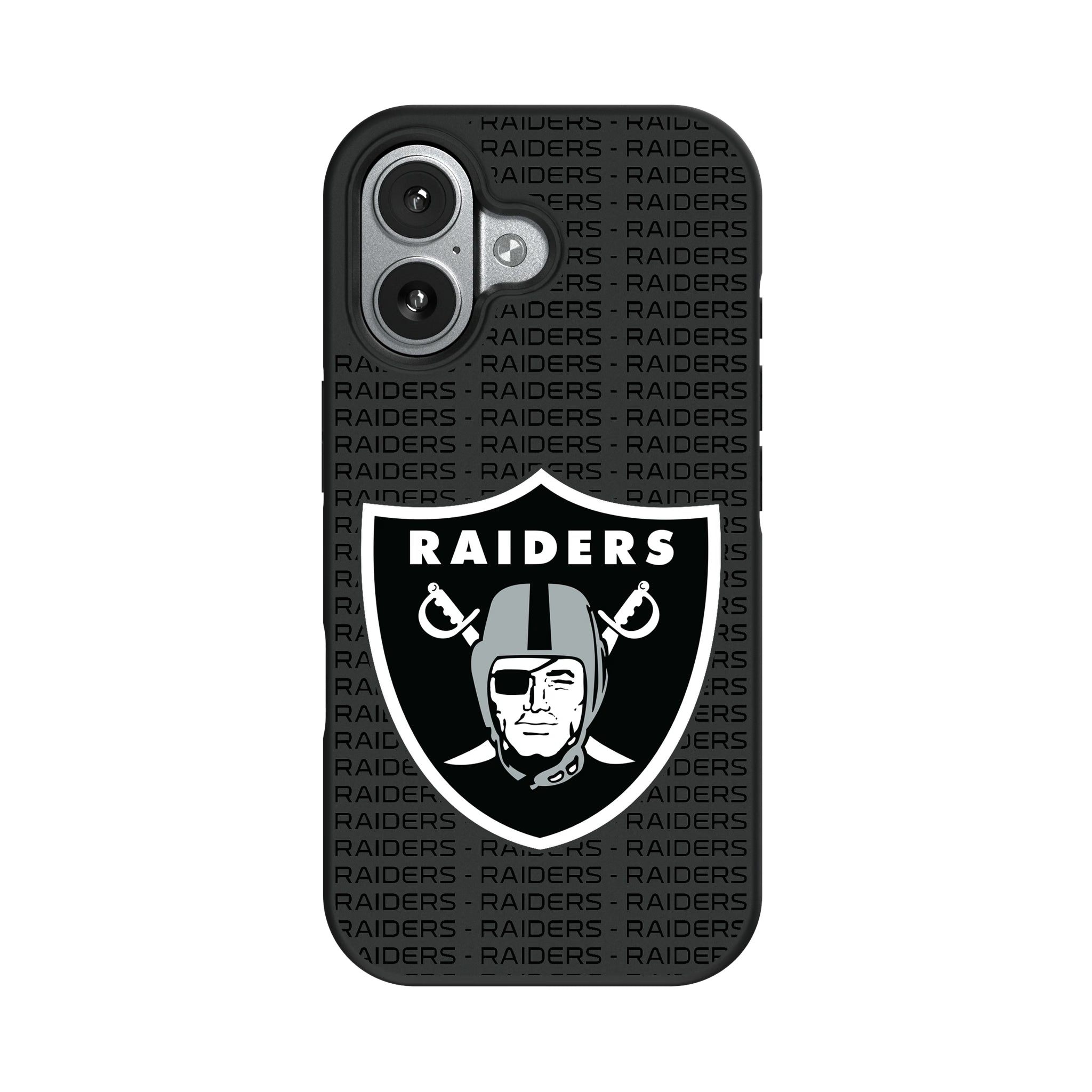 Las Vegas Raiders Text Backdrop iPhone Bump Phone Case for Apple iPhone#Device_iPhone 17