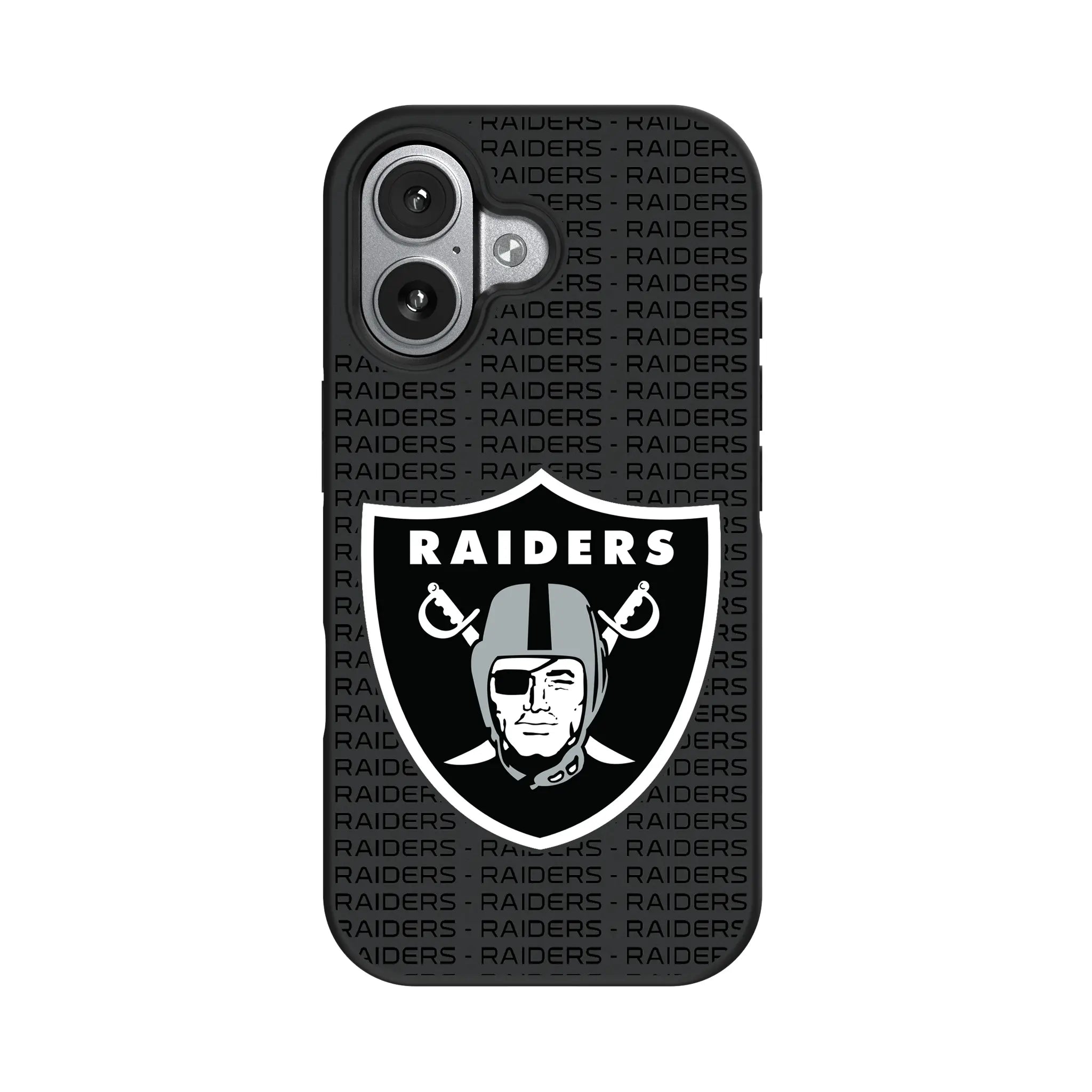 Las Vegas Raiders Text Backdrop iPhone Bump Phone Case for Apple iPhone#Device_iPhone 17
