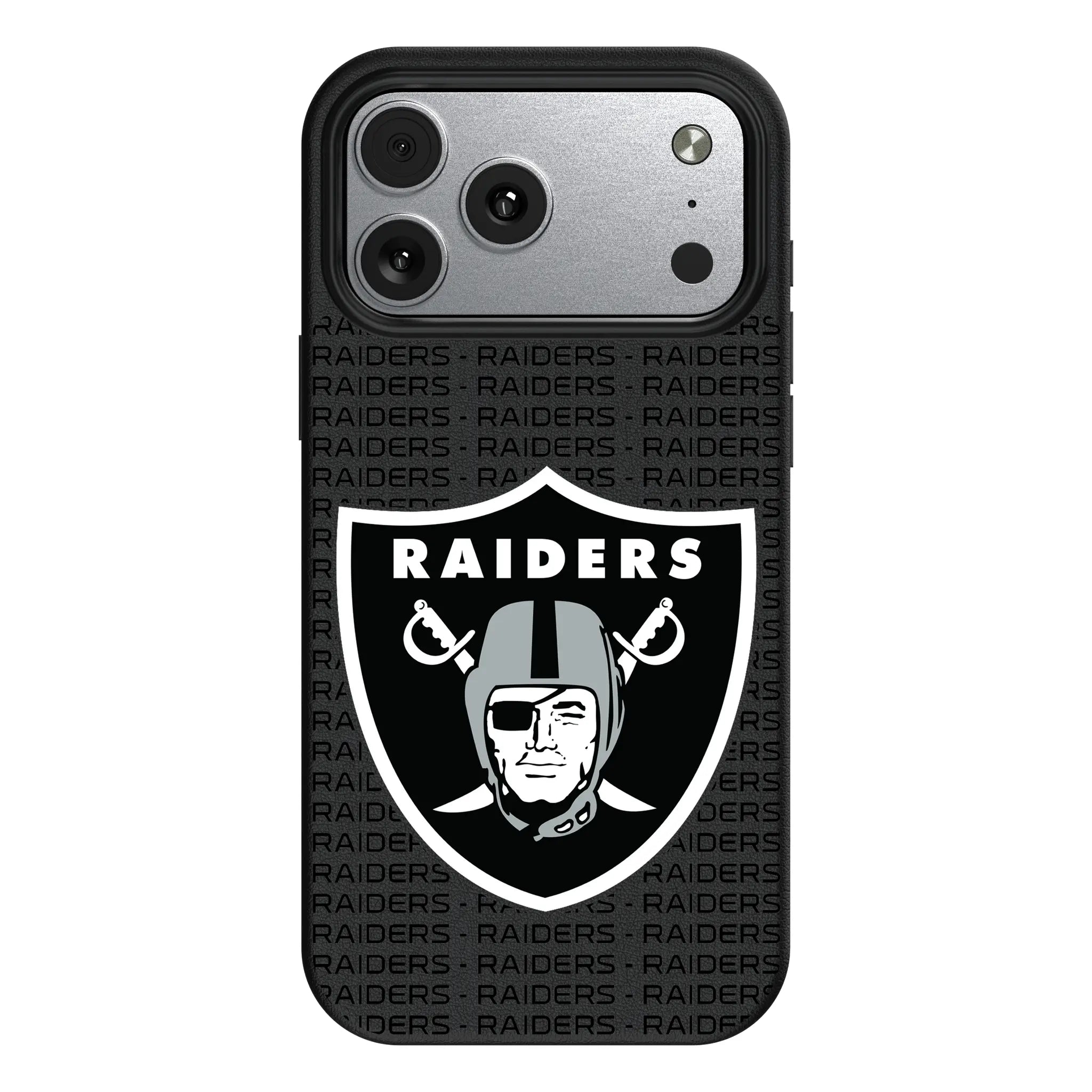 Las Vegas Raiders Text Backdrop iPhone MagSafe Compatible Phone Case for Apple iPhone#Device_iPhone 17 Pro Max