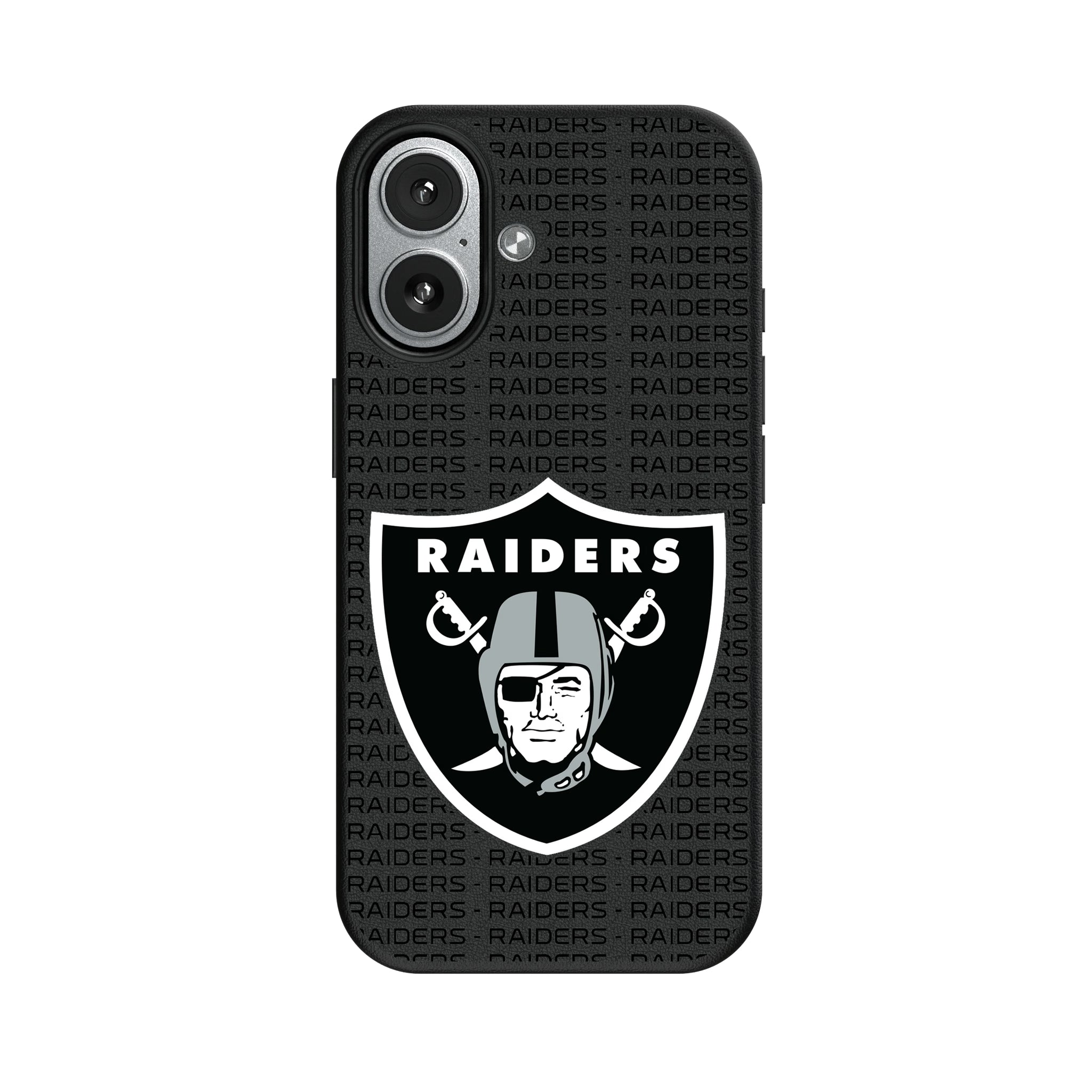 Las Vegas Raiders Text Backdrop iPhone MagSafe Compatible Phone Case for Apple iPhone#Device_iPhone 17