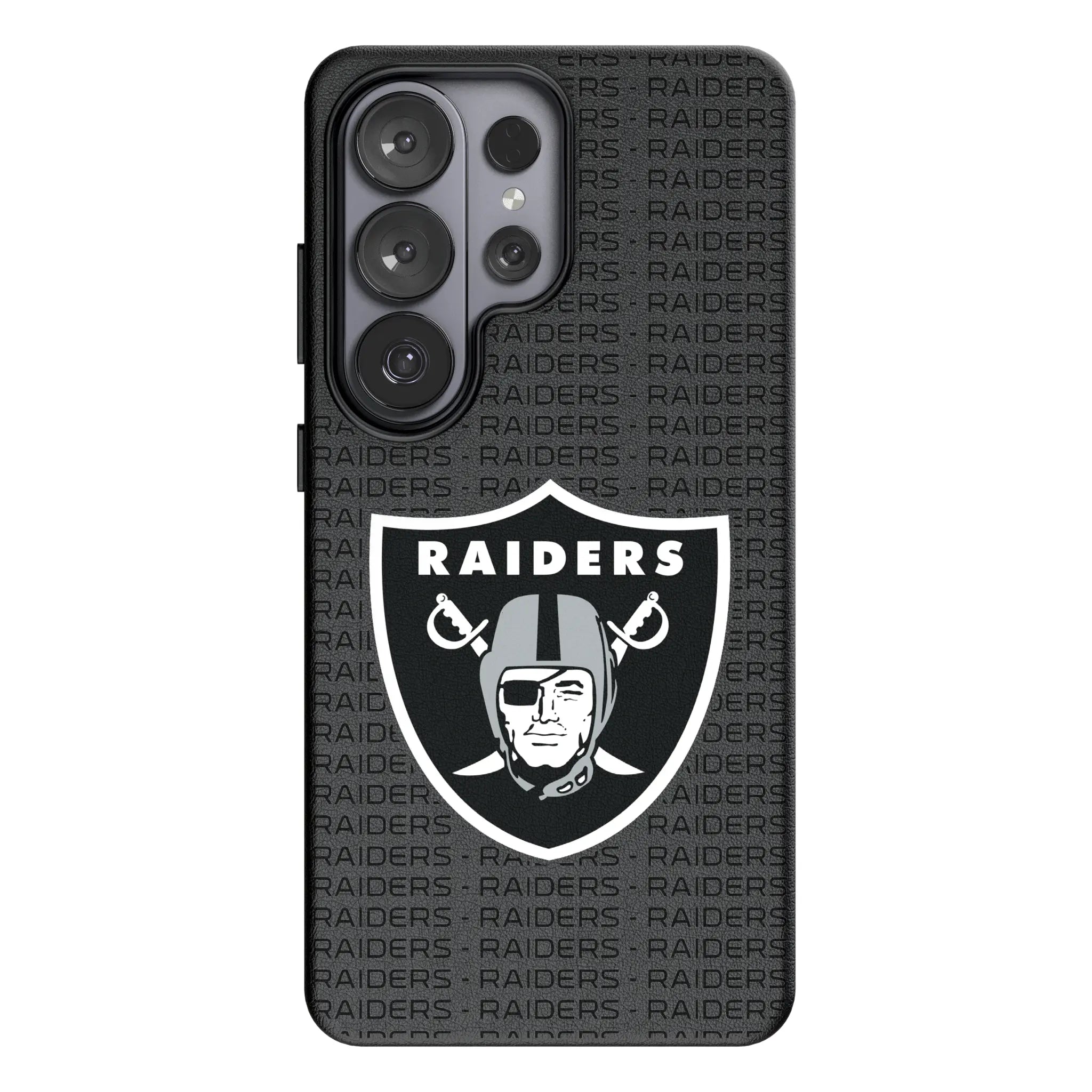 Las Vegas Raiders Text Backdrop Galaxy MagSafe Compatible Phone Case for Samsung Galaxy#Device_Galaxy S26 Ultra