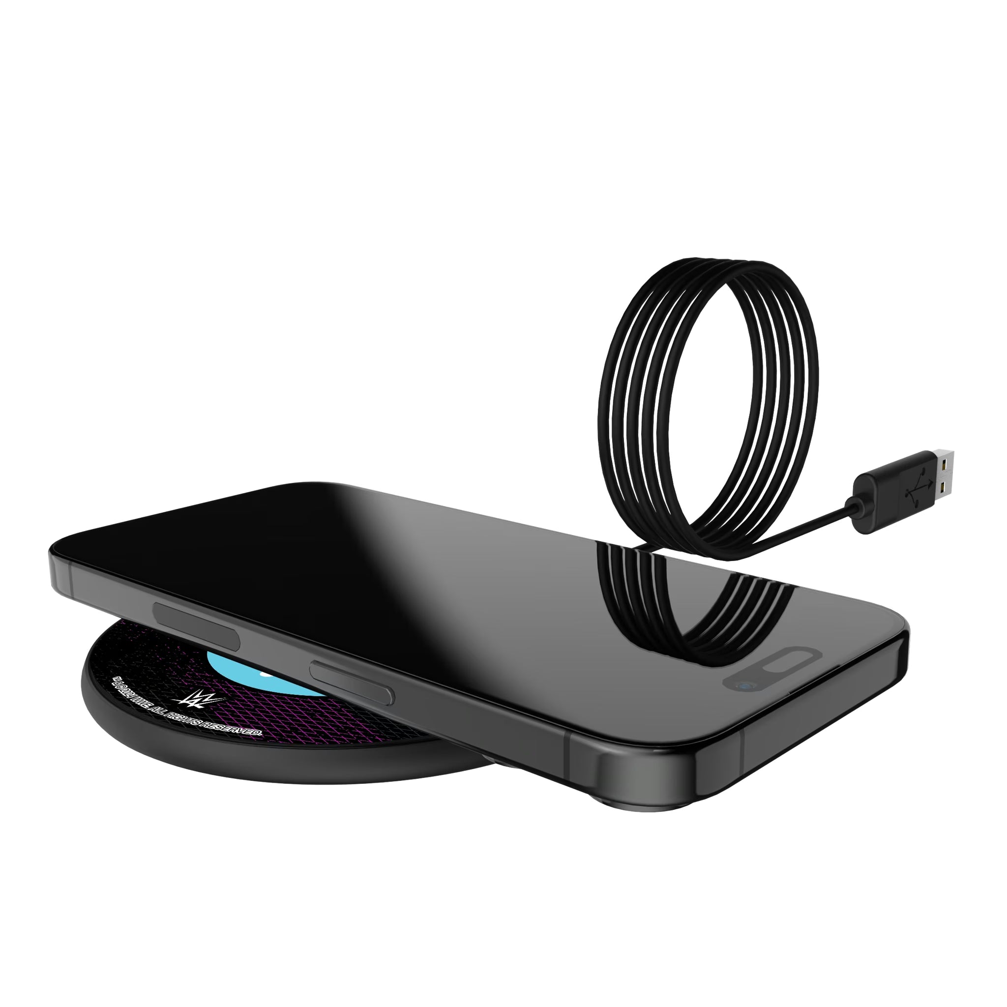 Liv Morgan Steel 15-Watt Wireless Charger - Lifestyle