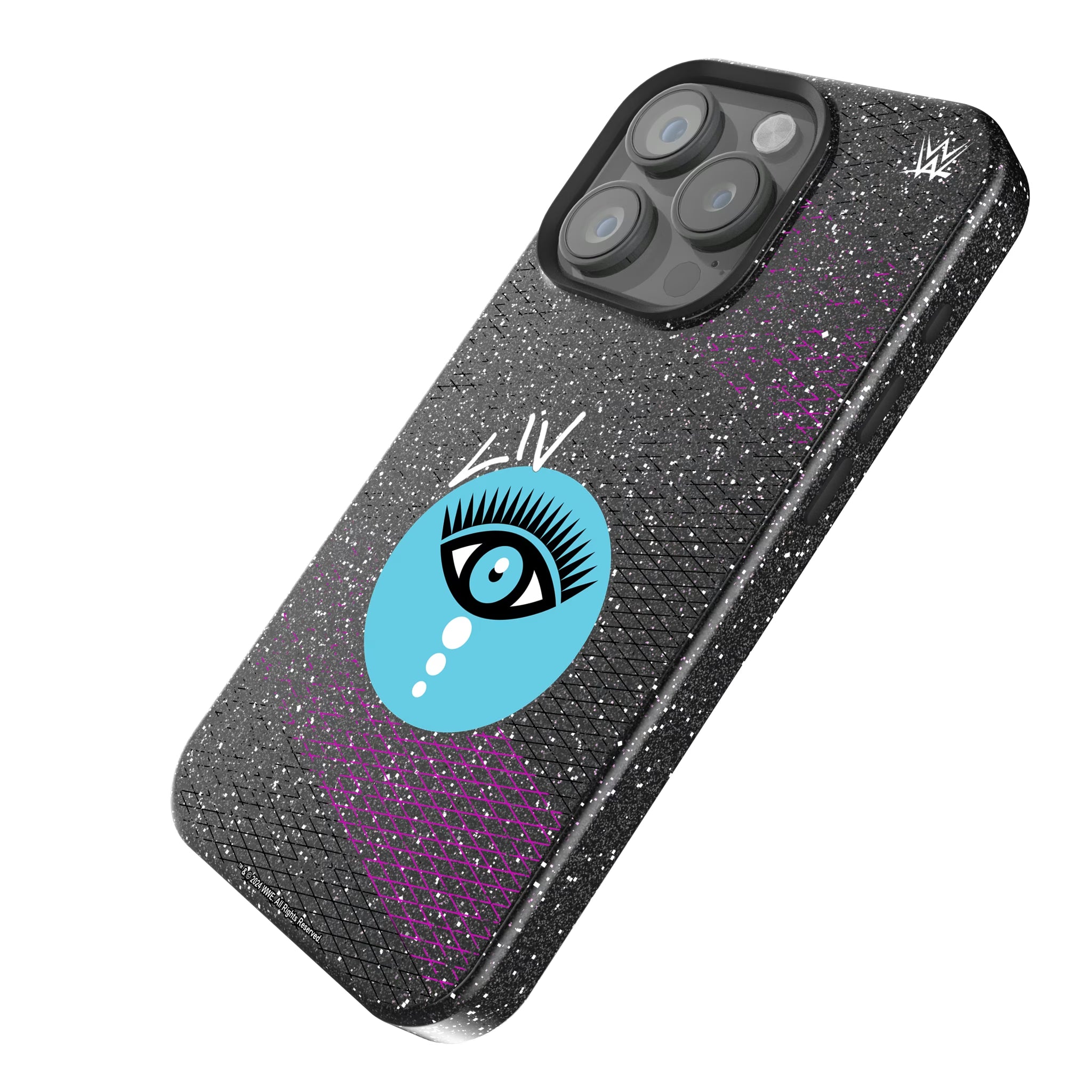 Liv Morgan Steel iPhone Bling Phone Case for Apple iPhone - Isometric View