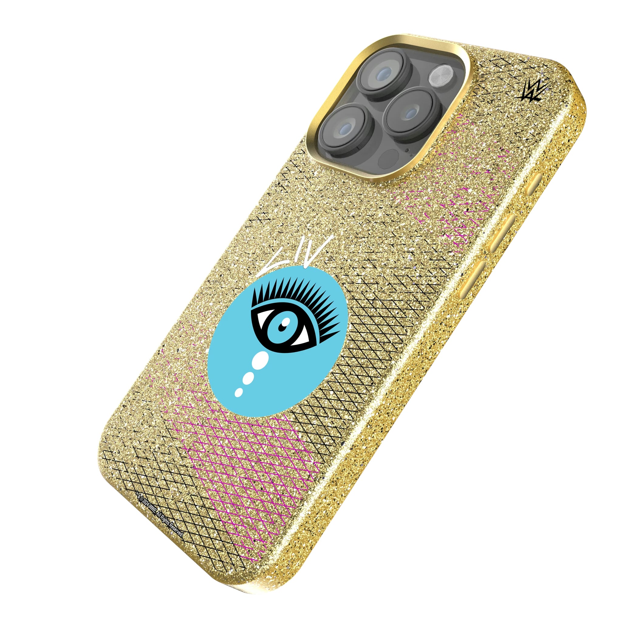 Liv Morgan Steel iPhone Bling Phone Case for Apple iPhone - Isometric View