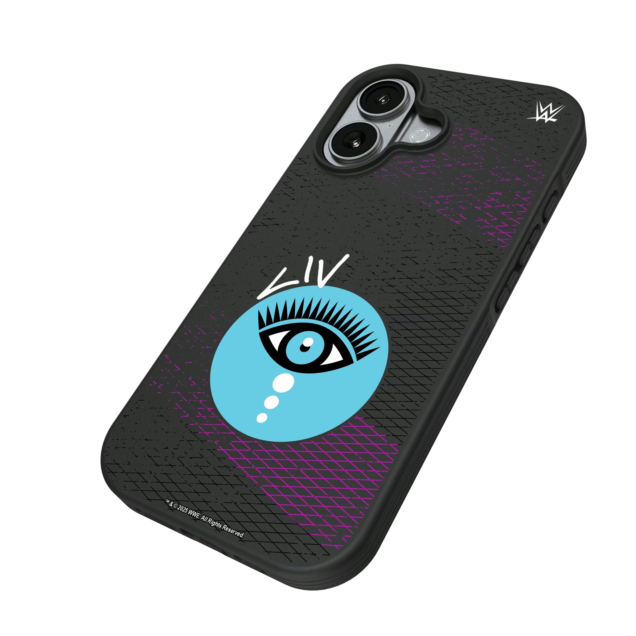 Liv Morgan Steel iPhone Bump Phone Case for Apple iPhone - Isometric View#Device_iPhone 17