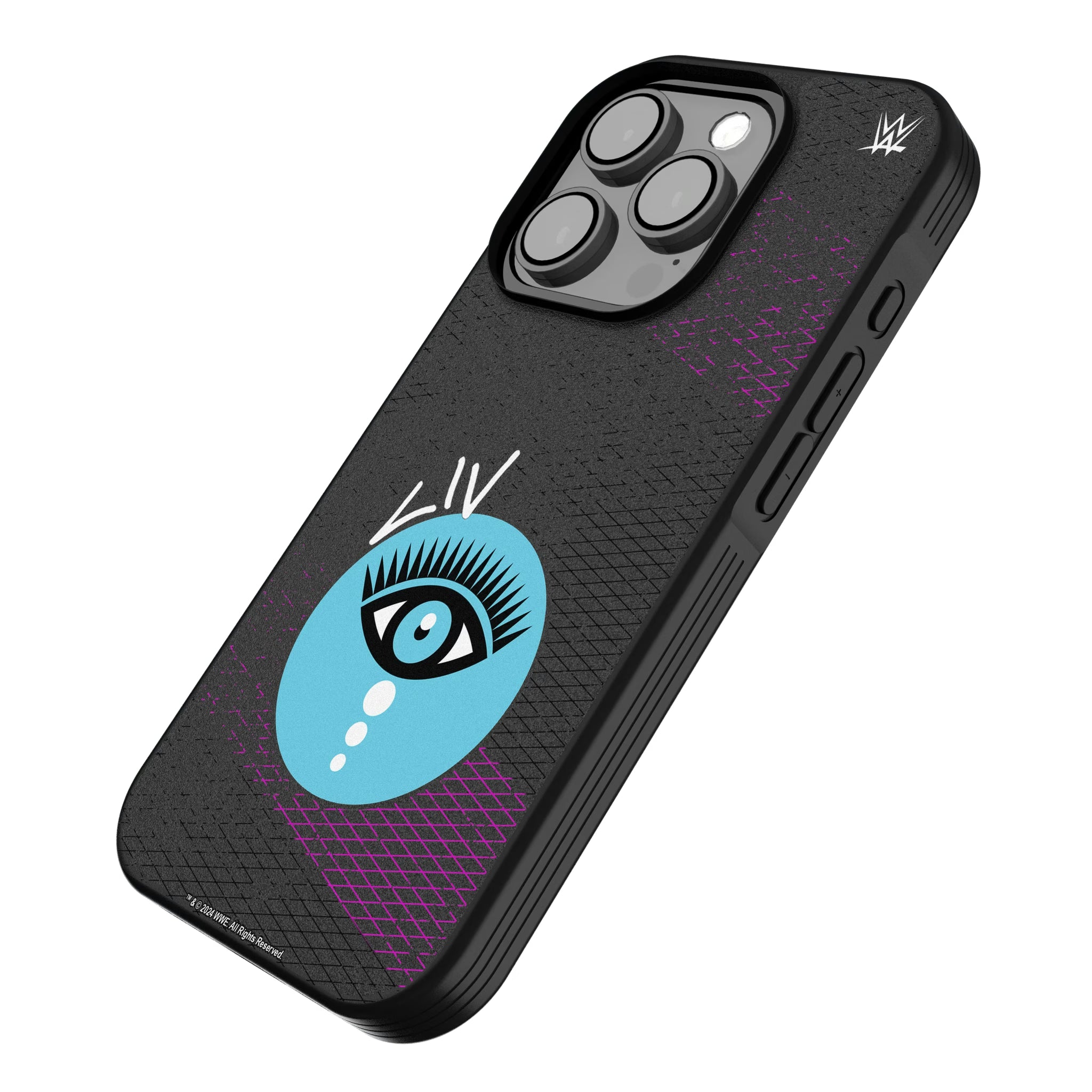 Liv Morgan Steel iPhone Bump Phone Case for Apple iPhone - Isometric View