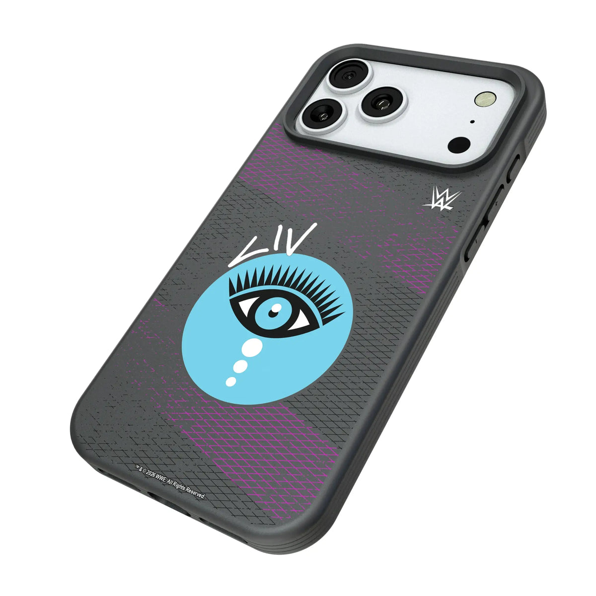 Liv Morgan Steel iPhone Bump Phone Case for Apple iPhone - Isometric View#Device_iPhone 18 Pro Max