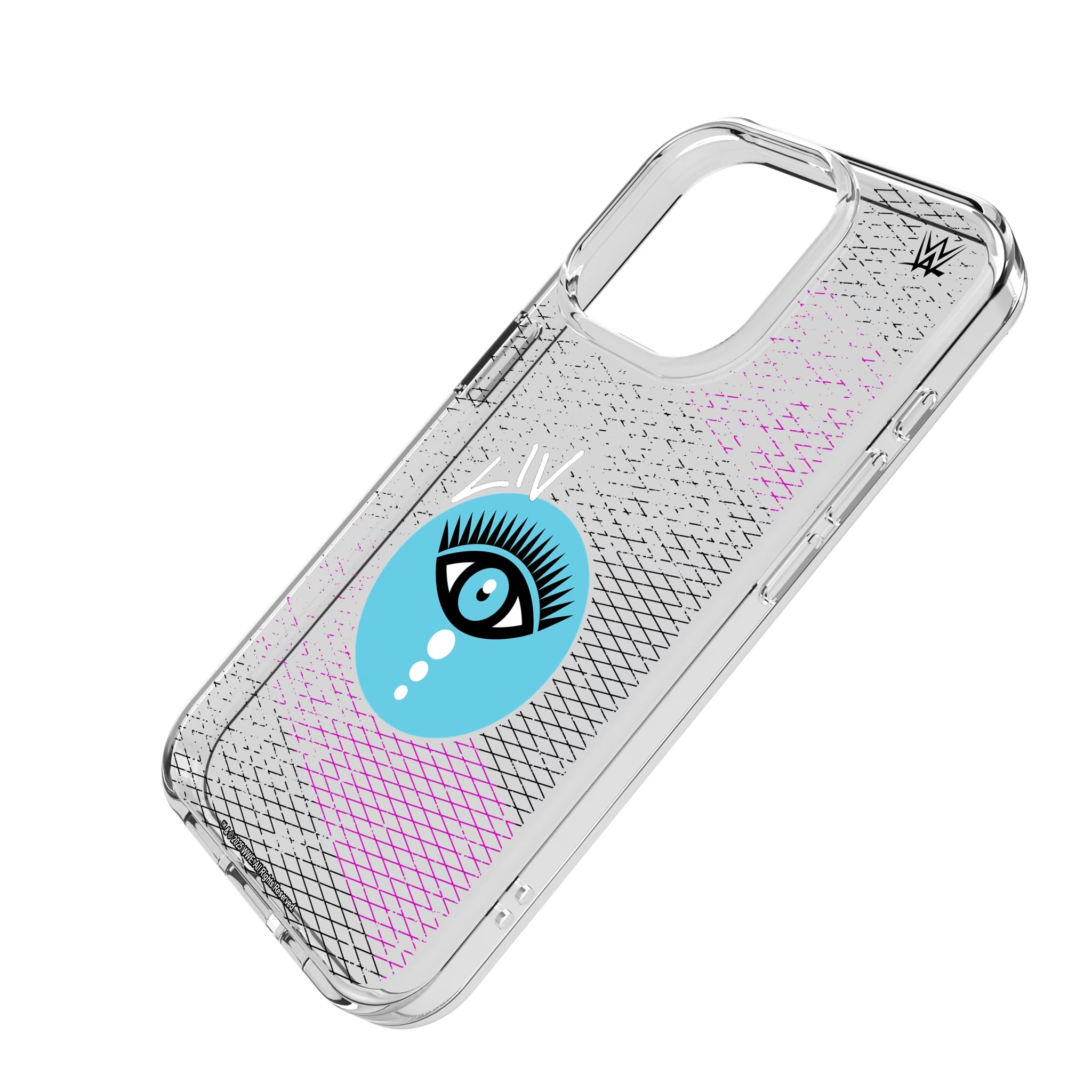 Liv Morgan Steel iPhone Clear Phone Case for Apple iPhone - Isometric View
