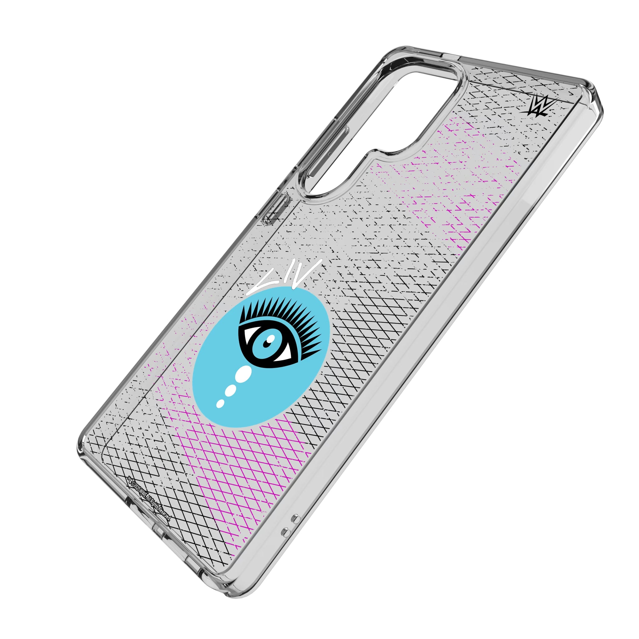 Liv Morgan Steel Galaxy Clear Phone Case for Samsung Galaxy - Isometric View