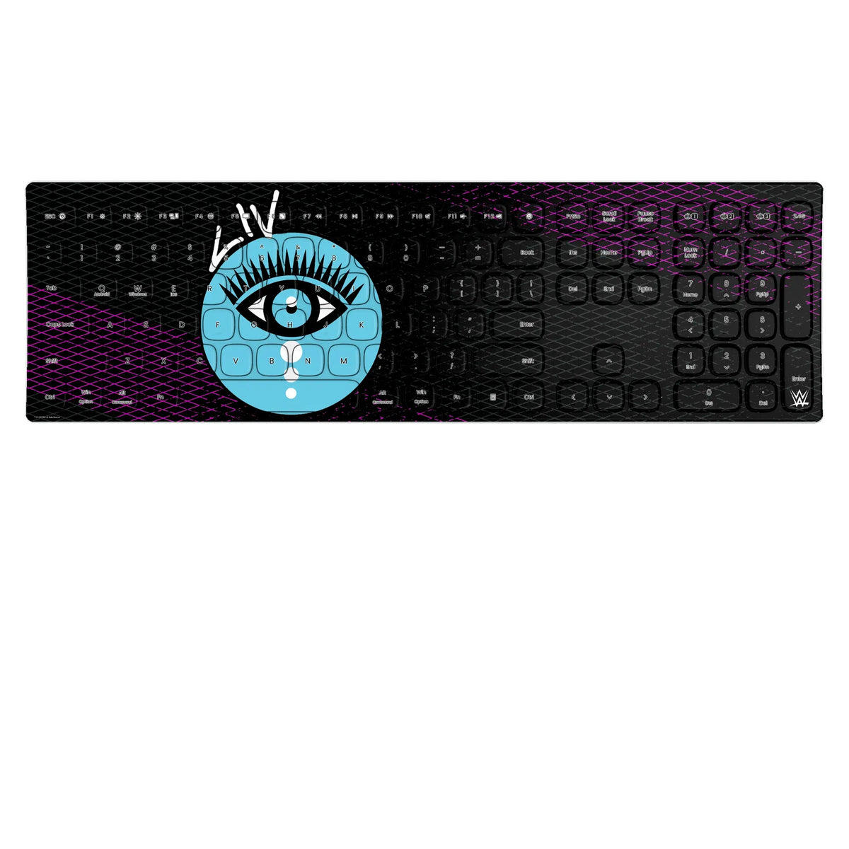 Liv Morgan Steel KKB605 Curved Wireless Keyboard