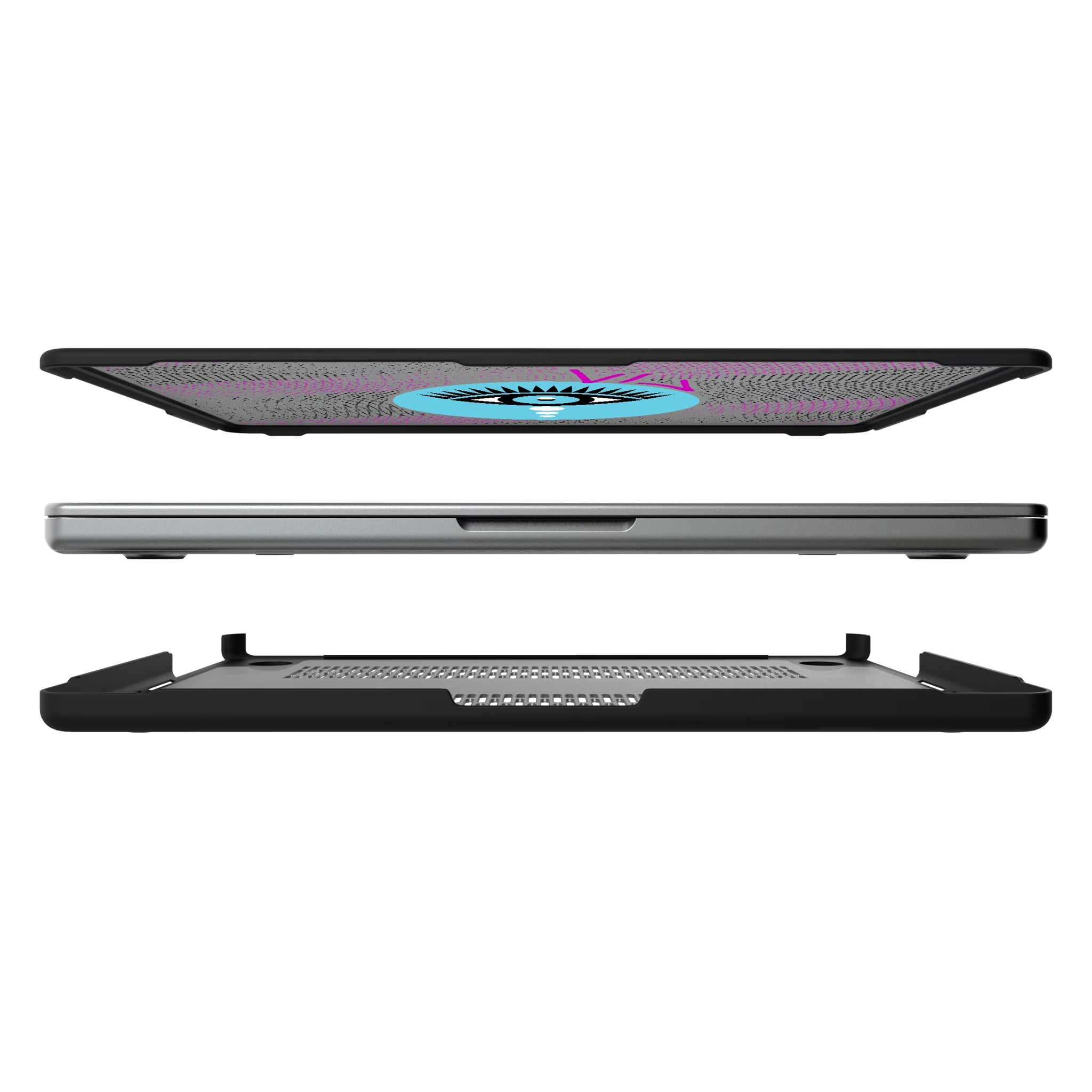 Liv Morgan Steel MacBook Laptop Case for Apple MacBook#Device_MacBook Pro (14-inch, 2021) / MacBook Pro (14-inch, 2023) / MacBook Pro (14-inch, 2024)